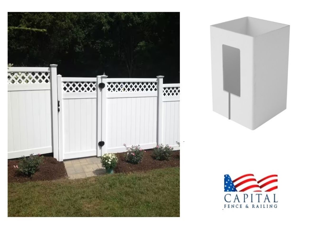 Capital Railing VFPLEP59W Vinyl-Fence-Panels - View #2