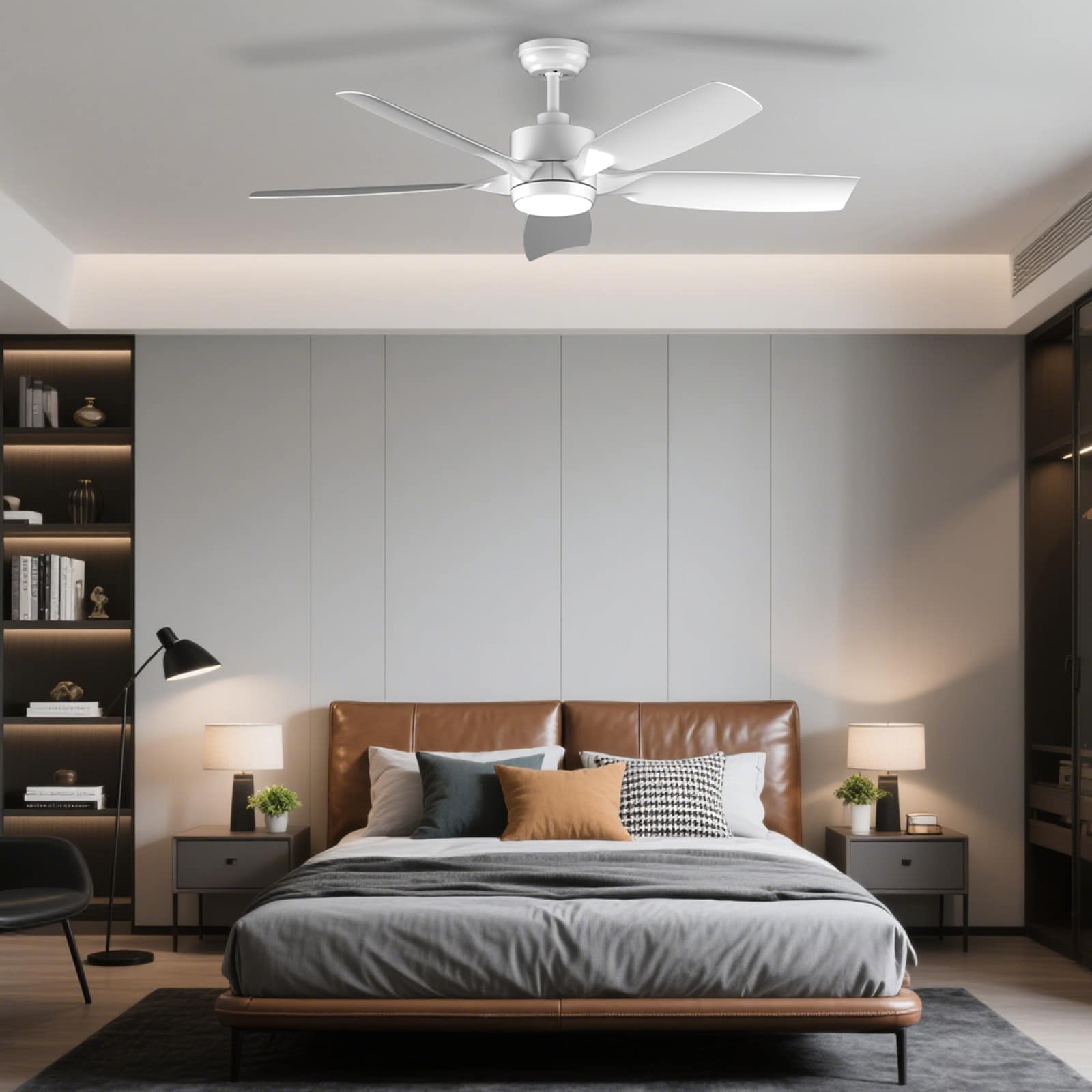 COWSAR LSCF-FL9267-WHITE Ceiling-Fans - View #16