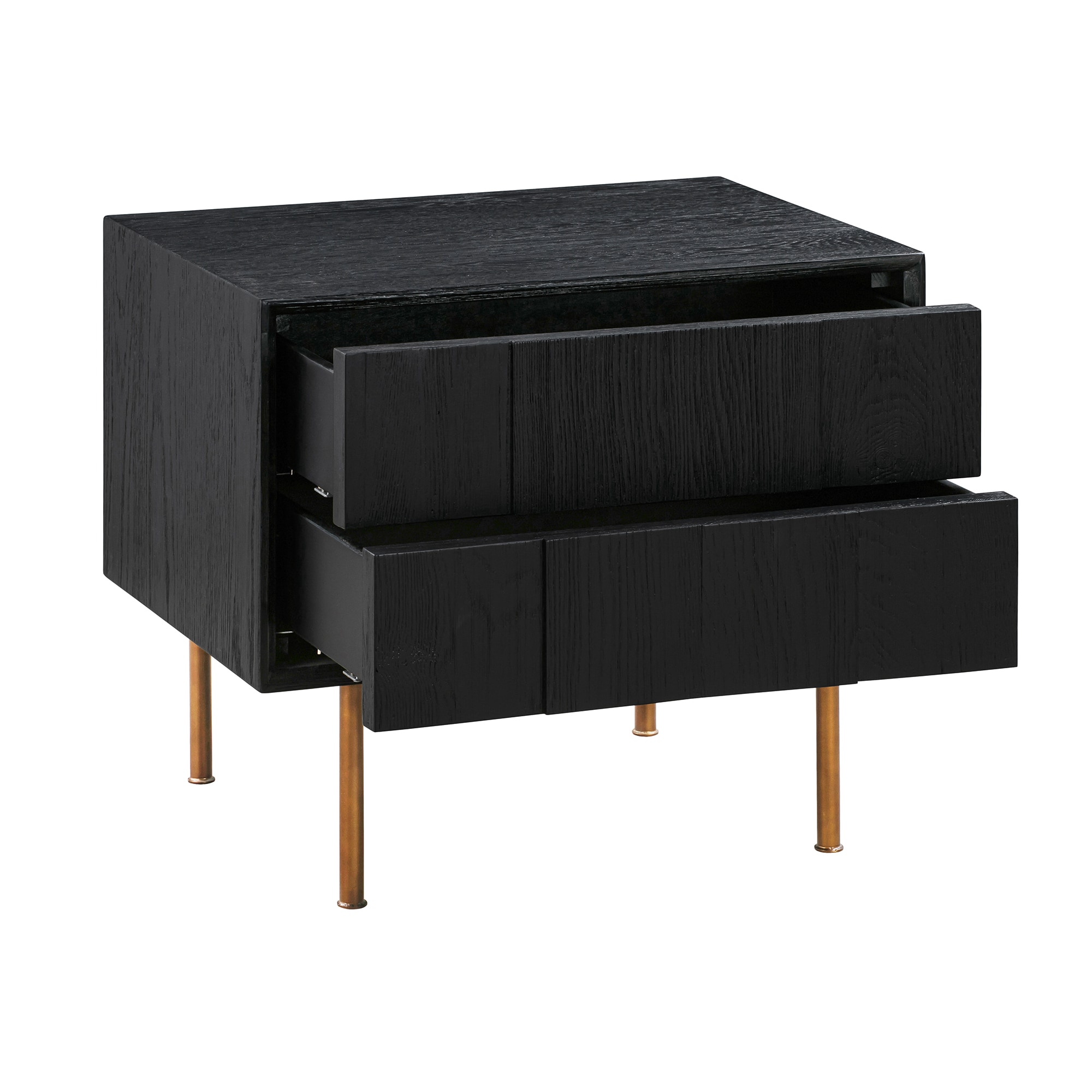 Armen Living LCCFLABL nightstands - View #3
