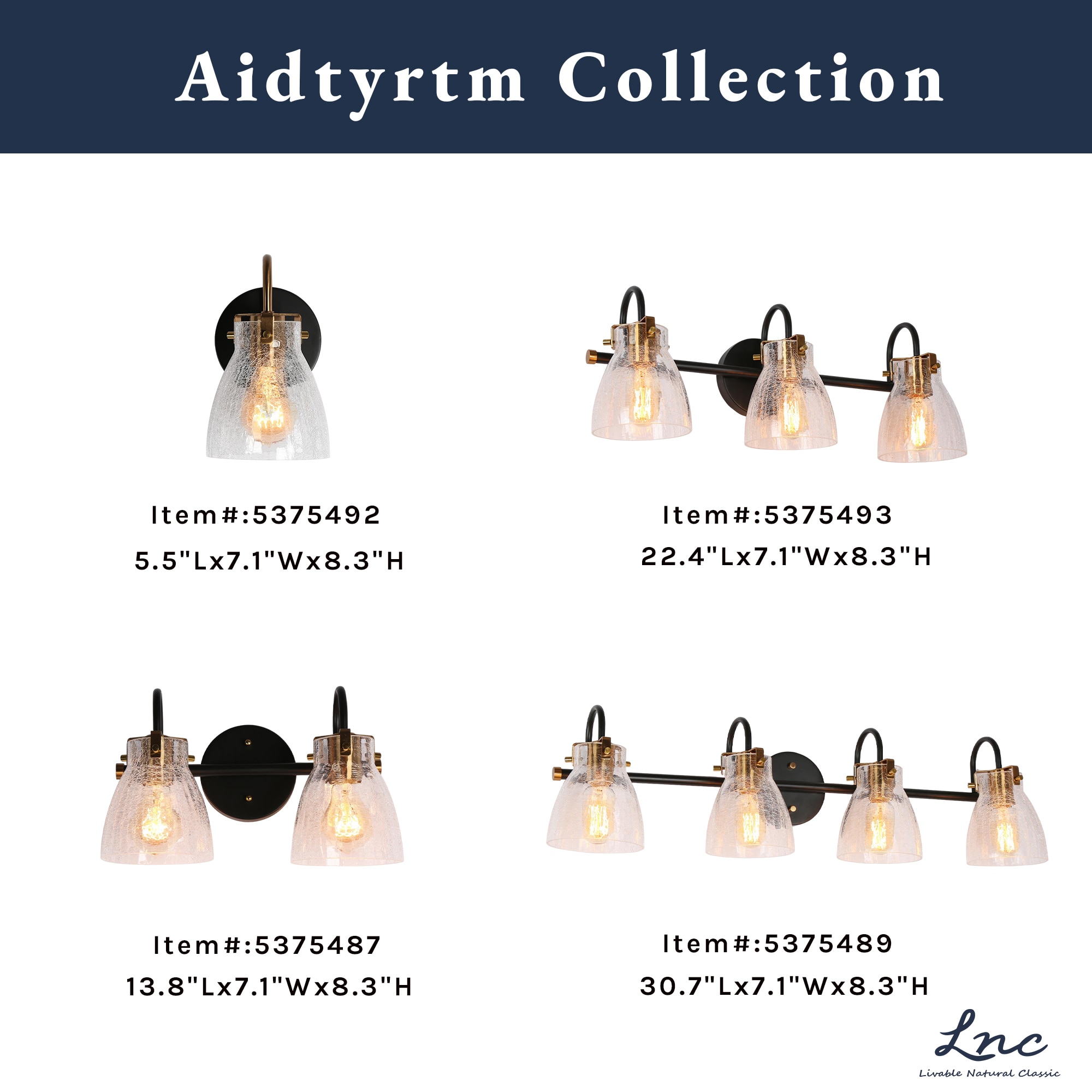 Dawn Industrial 8-Light Matte Black and Brass Kitchen Island Chandelier
