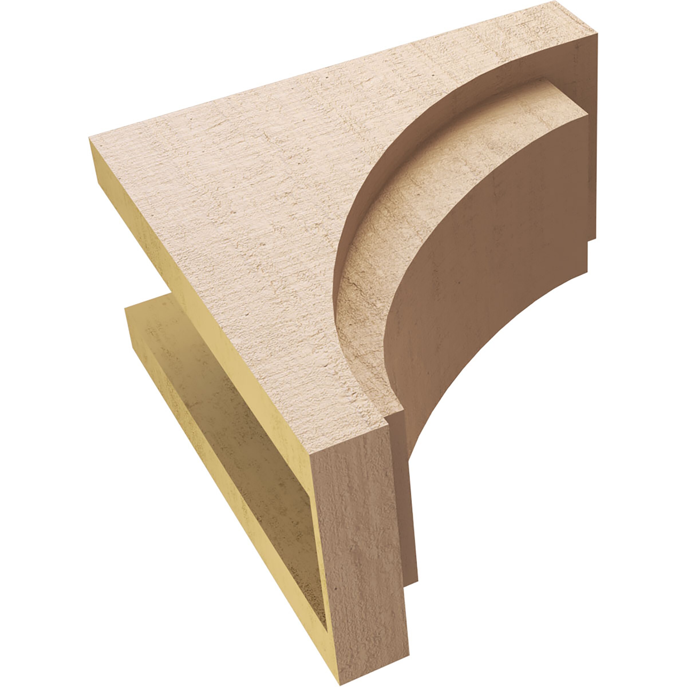 Ekena Millwork CORU08X16X16RIVRCPR corbels - View #6