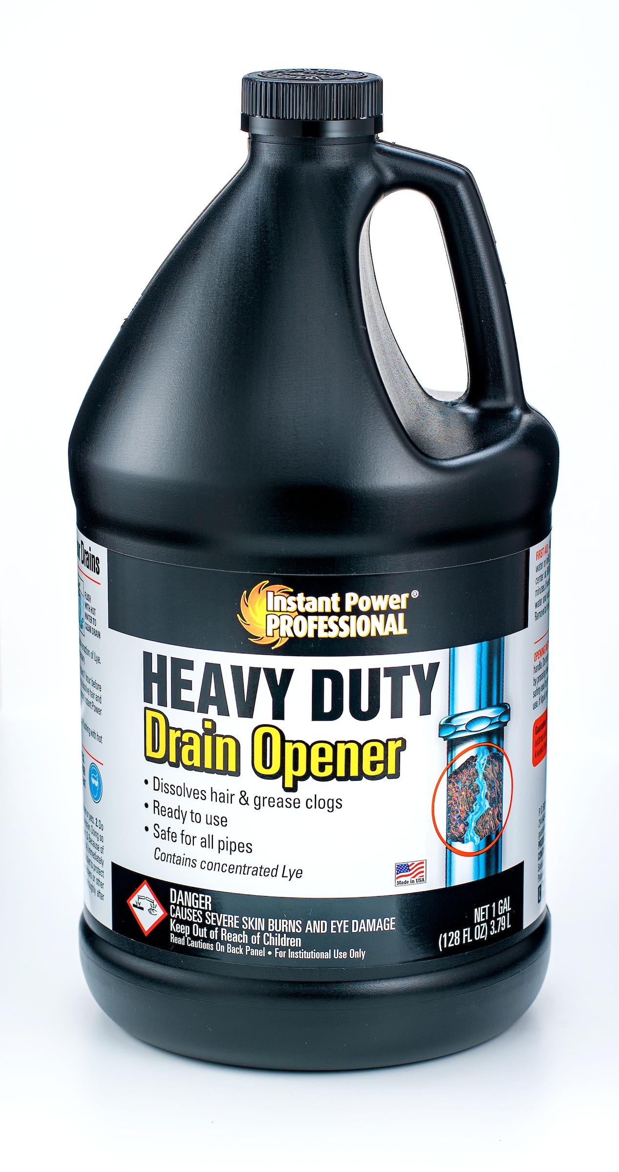 Instant Power Heavy Duty Drain Opener (Grey Bottle) - Instant Power