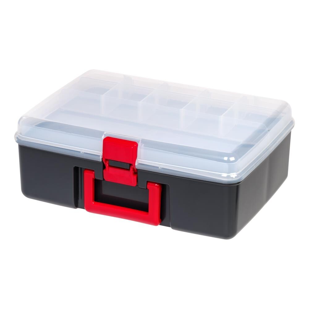 TOUGHBUILT STACKTECH Compact Low-Profile 12-Compartment Plastic