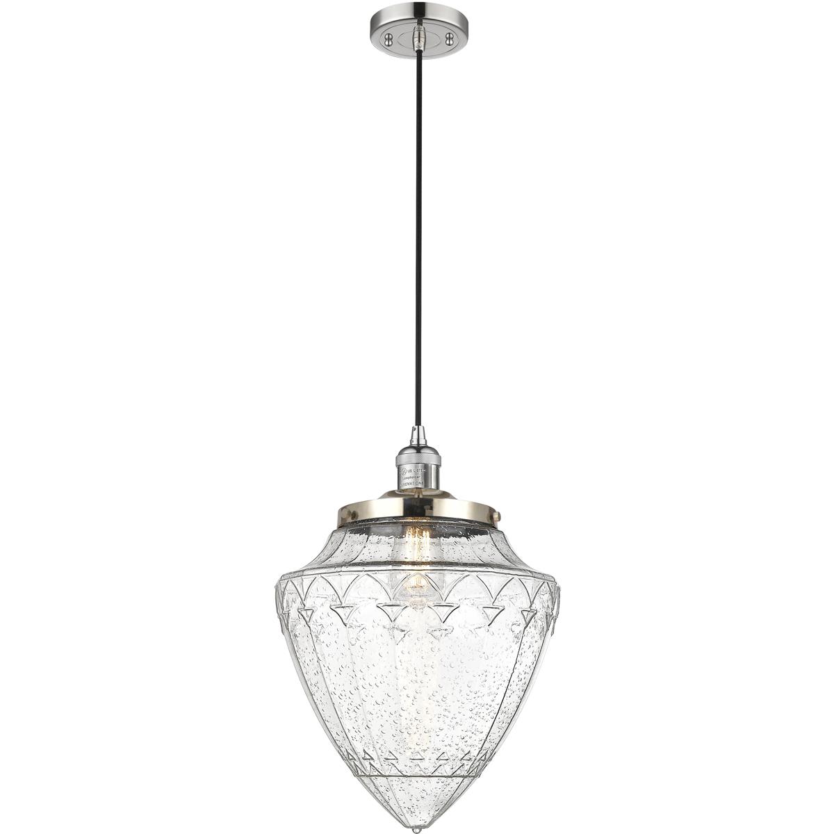 Innovations Lighting 2417969 201C-PN-G664-12 Franklin Restoration Bullet Mini Pendant