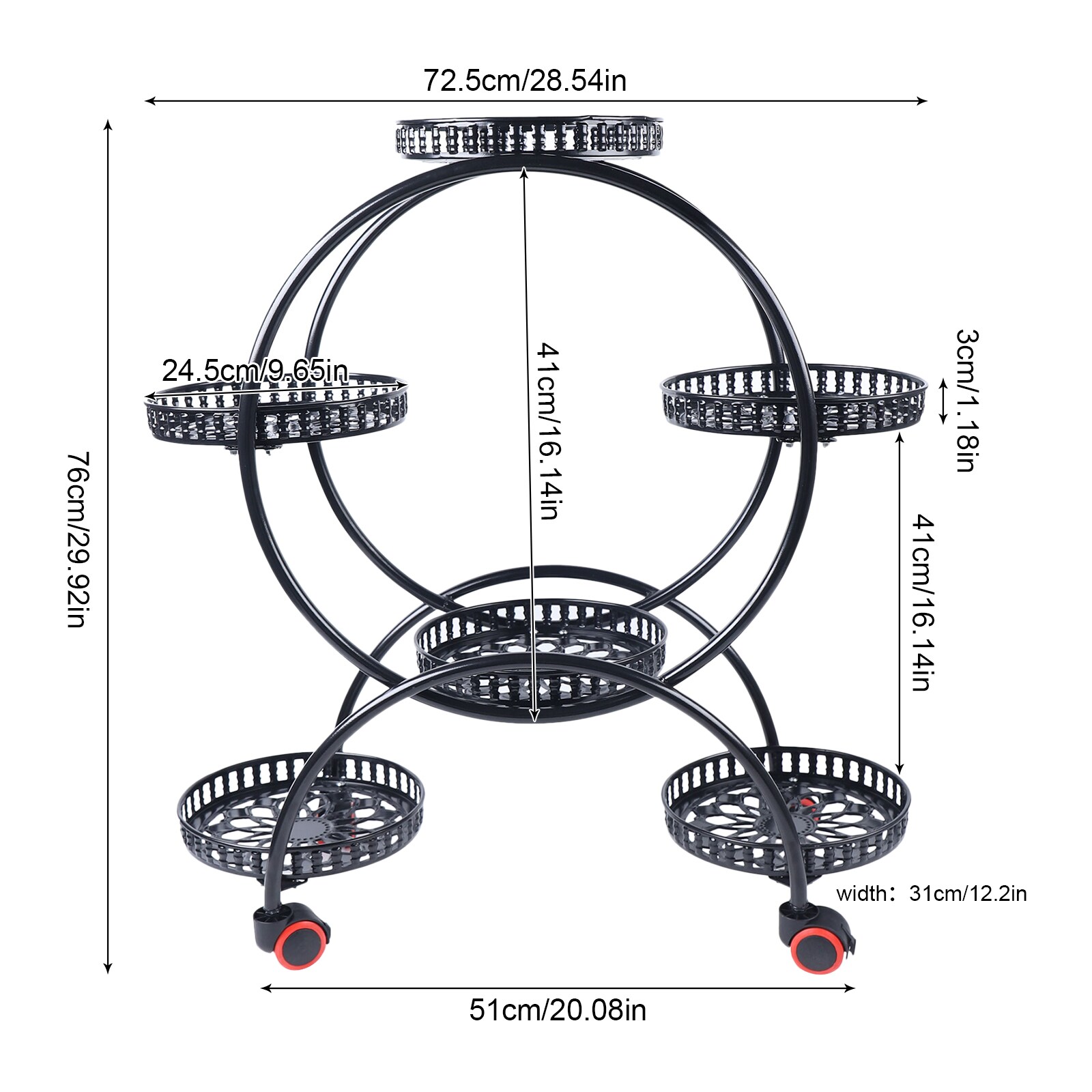 CNCEST OT-ZJCY-5152 Plant-Stand - View #4