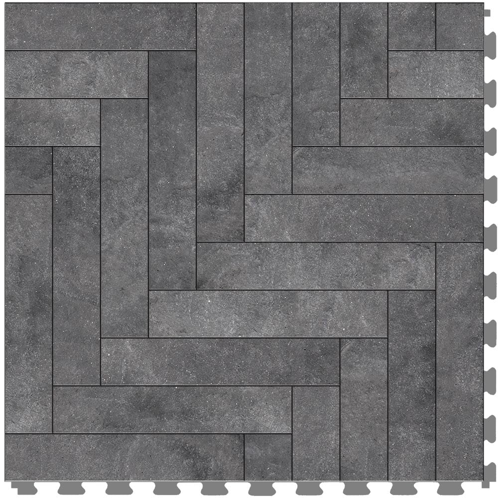 Black Luxury Vinyl Tile Flooring, Black LVT