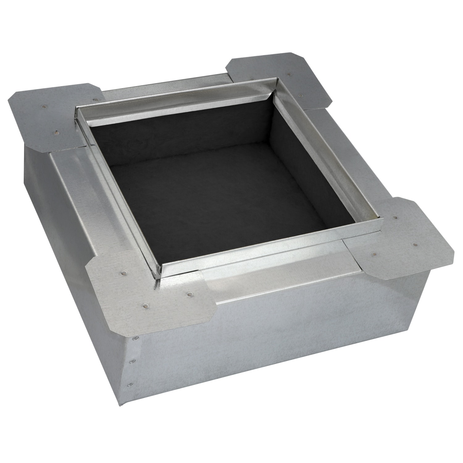 IMPERIAL GVL0235-A 30 Gauge Galvanized steel Rectangle Ductboard register Duct boot
