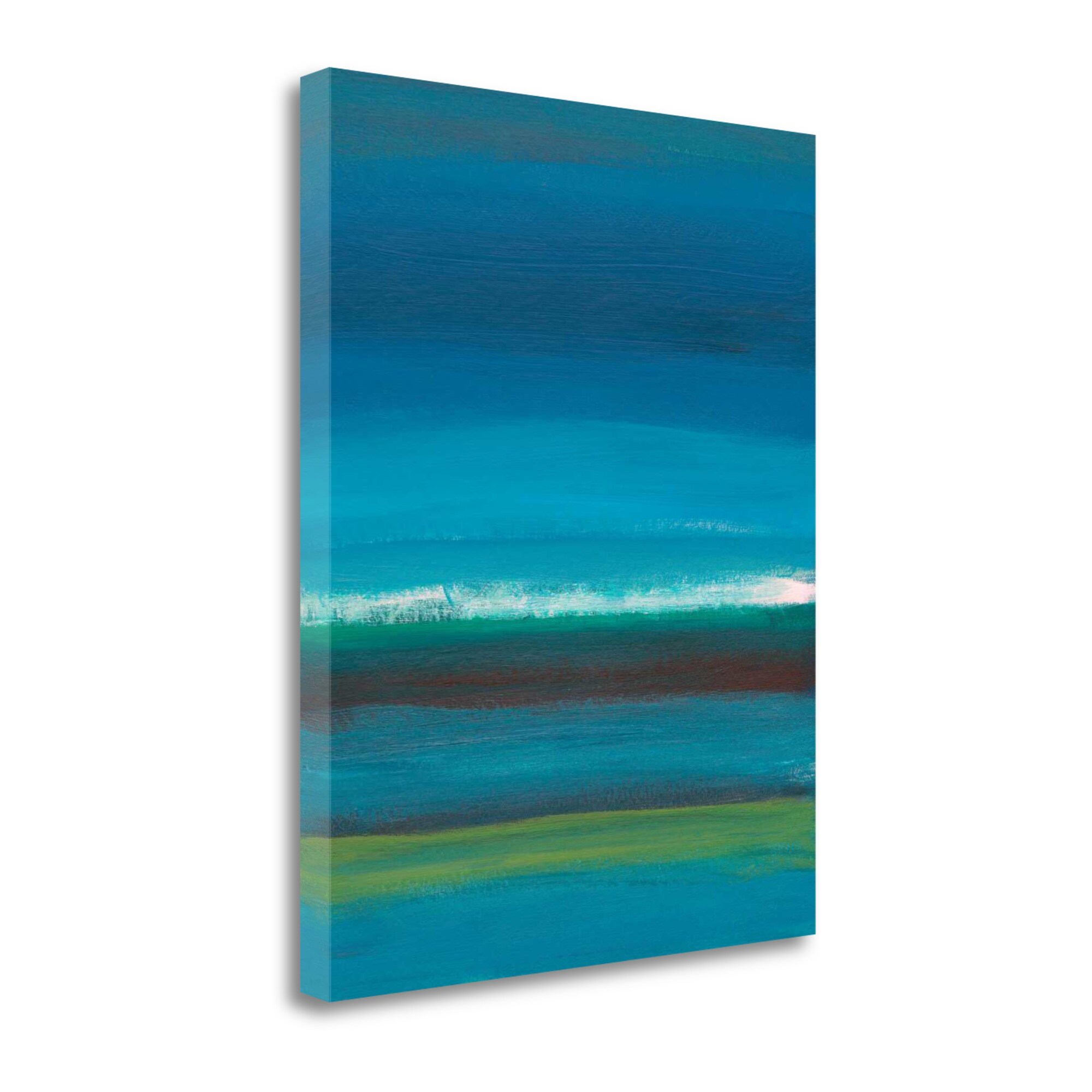 Tangletown Fine Art Frameless 32-in H X 26-in W Abstract Canvas Print 