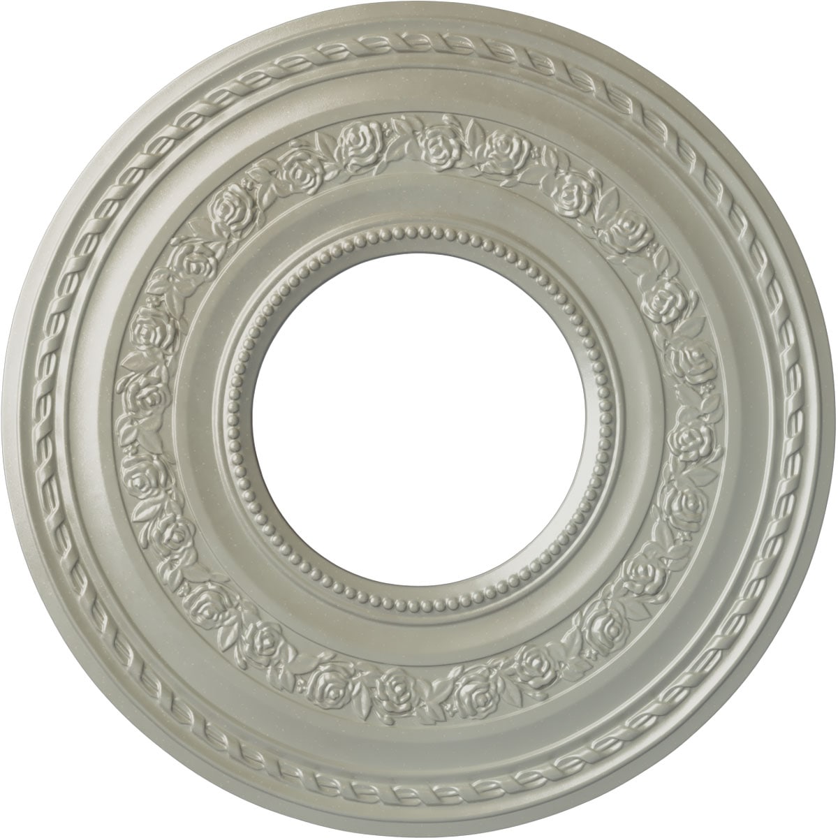 Ekena Millwork CM29ATFCS Anthony 29.375-in W x 29.375-in L Painted Flash Copper Polyurethane Whole Ceiling Medallion