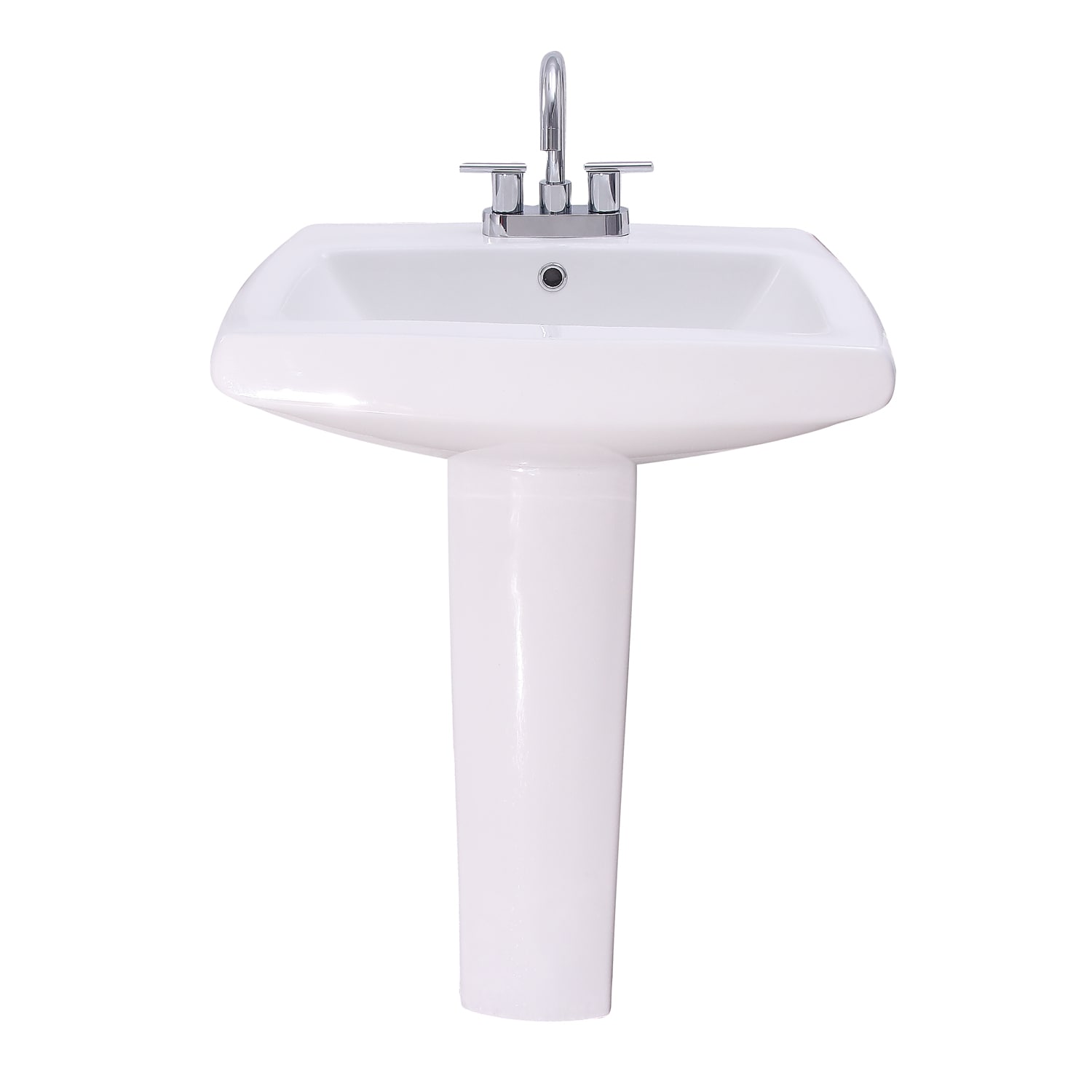 Barclay Ambrose Pedestal Lavatory Bathroom Pedestal Sinks At Lowes Com   11254959 