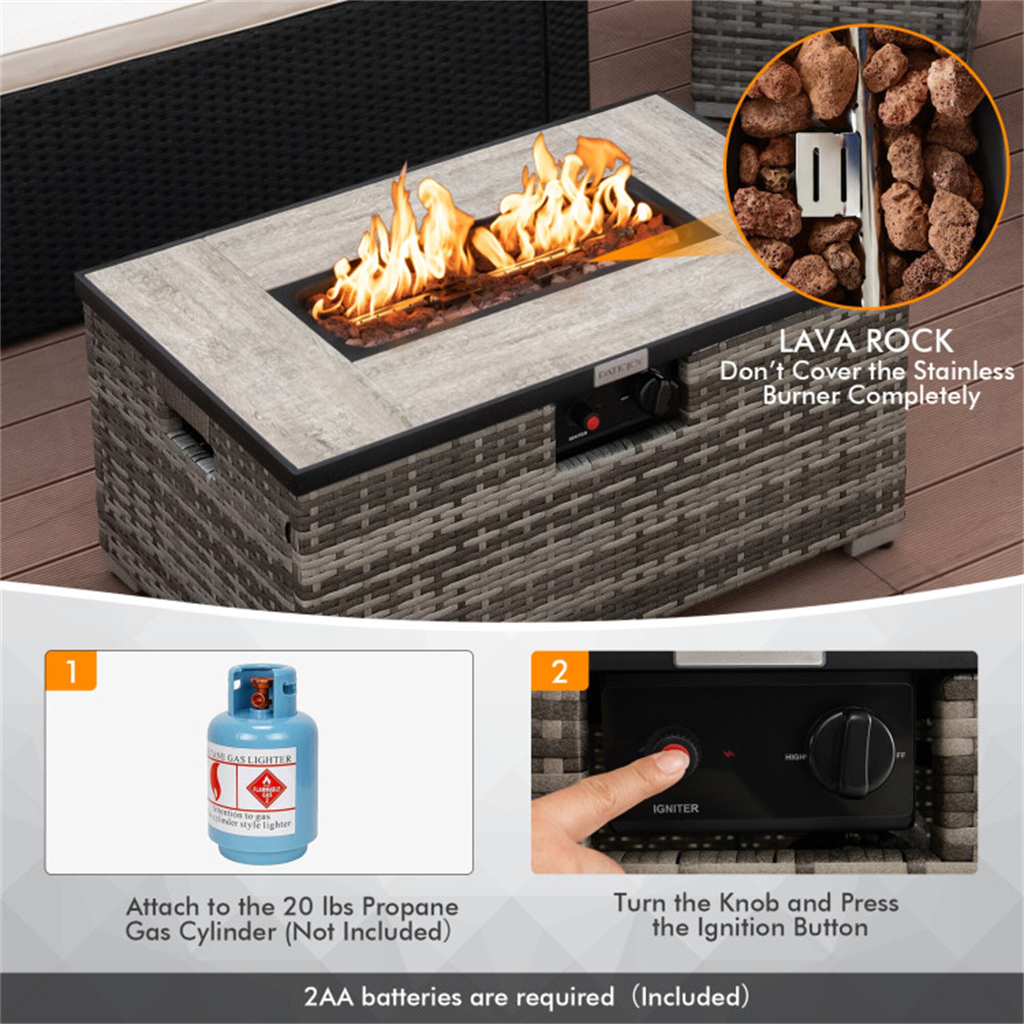 BABOOM BOM-P10261-CO Outdoor-Gas-Firepits - View #9