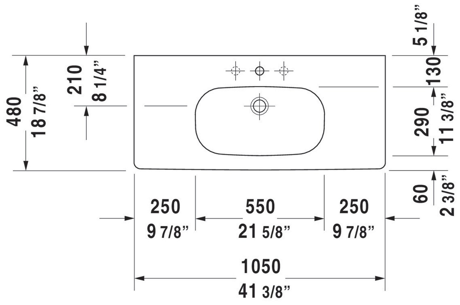 Duravit 03421000002 Bath-Sink - View #5