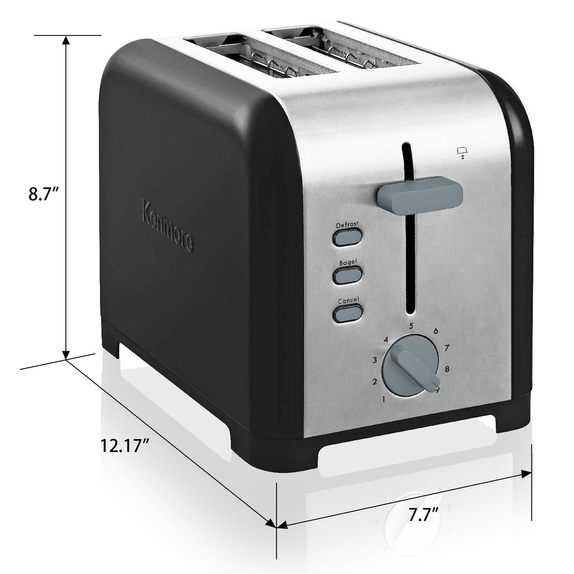 Kenmore Elite 4-Slice Silver 1600-Watt Toaster in the Toasters department  at