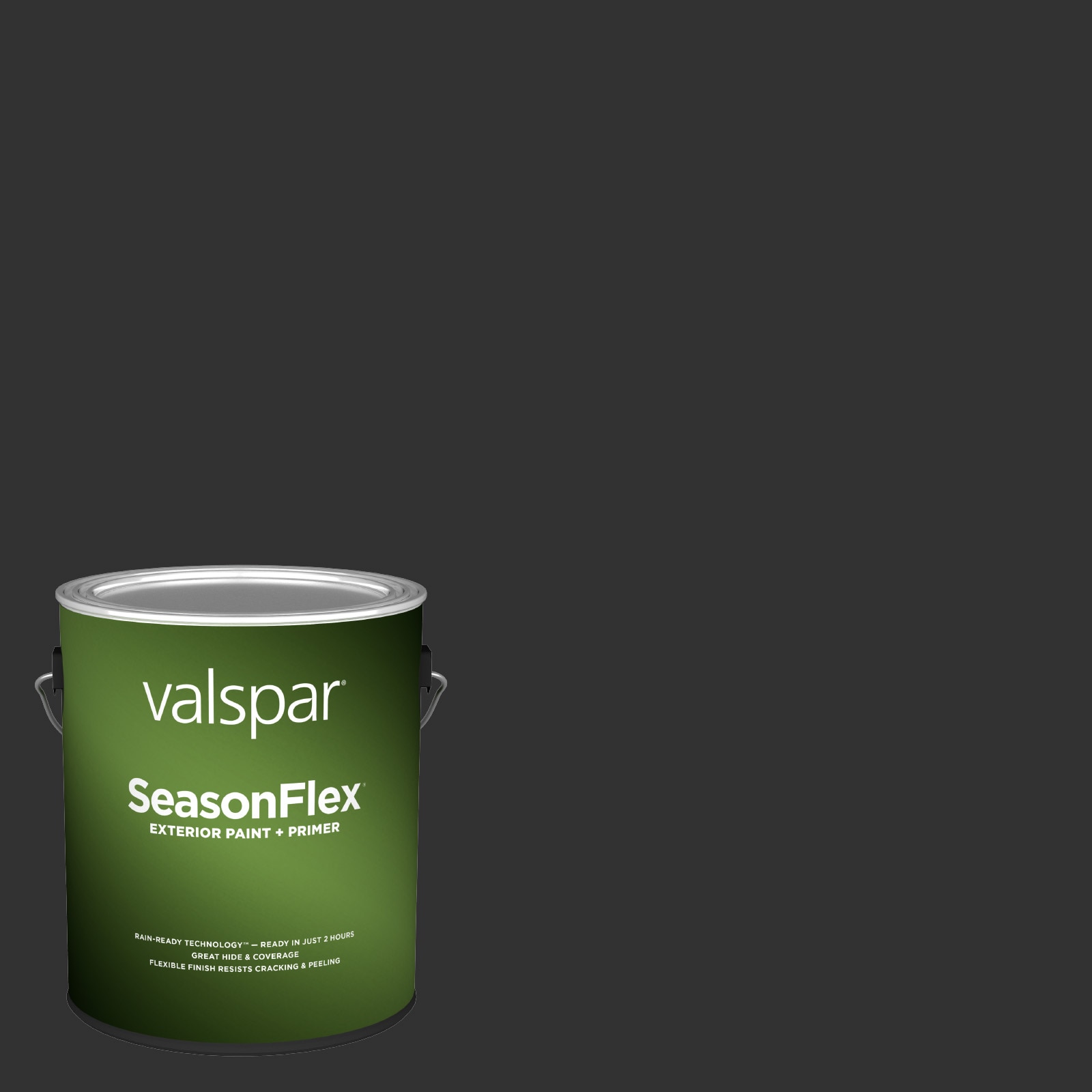 Valspar HGSW6991-936256 SeasonFlex Semi-gloss Black Magic HGSW6991 Latex Exterior Paint + Primer ( 1-gallon )