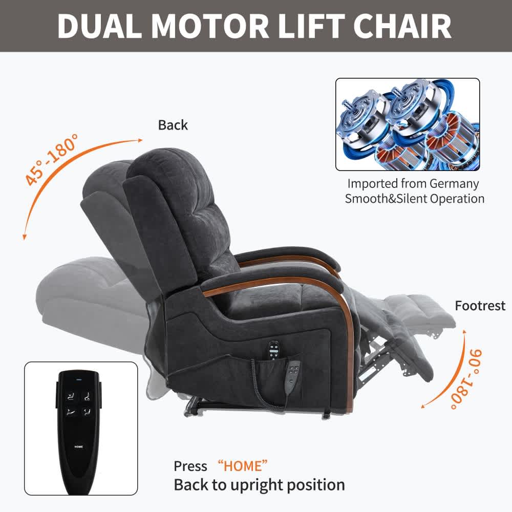 Coolbibila LEVI-RECLINER-BLACK chairs - View #7