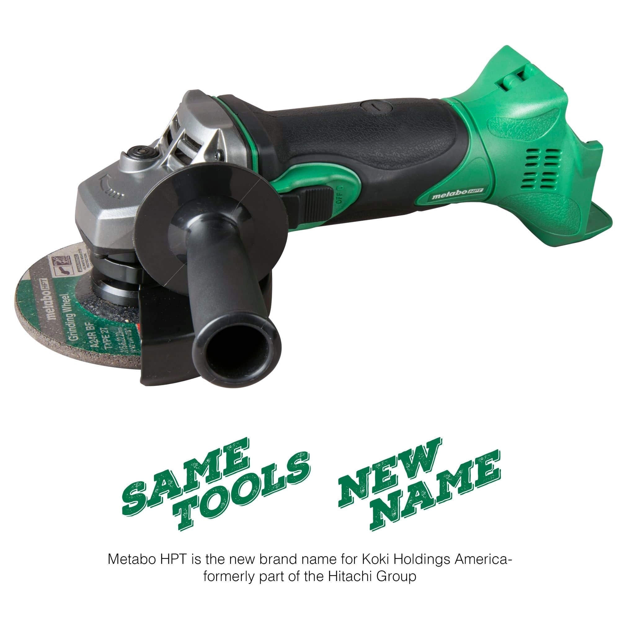 Metabo HPT 4.5-in 18-volt Sliding Switch Cordless Angle Grinder (Tool Only)  in the Angle Grinders department at