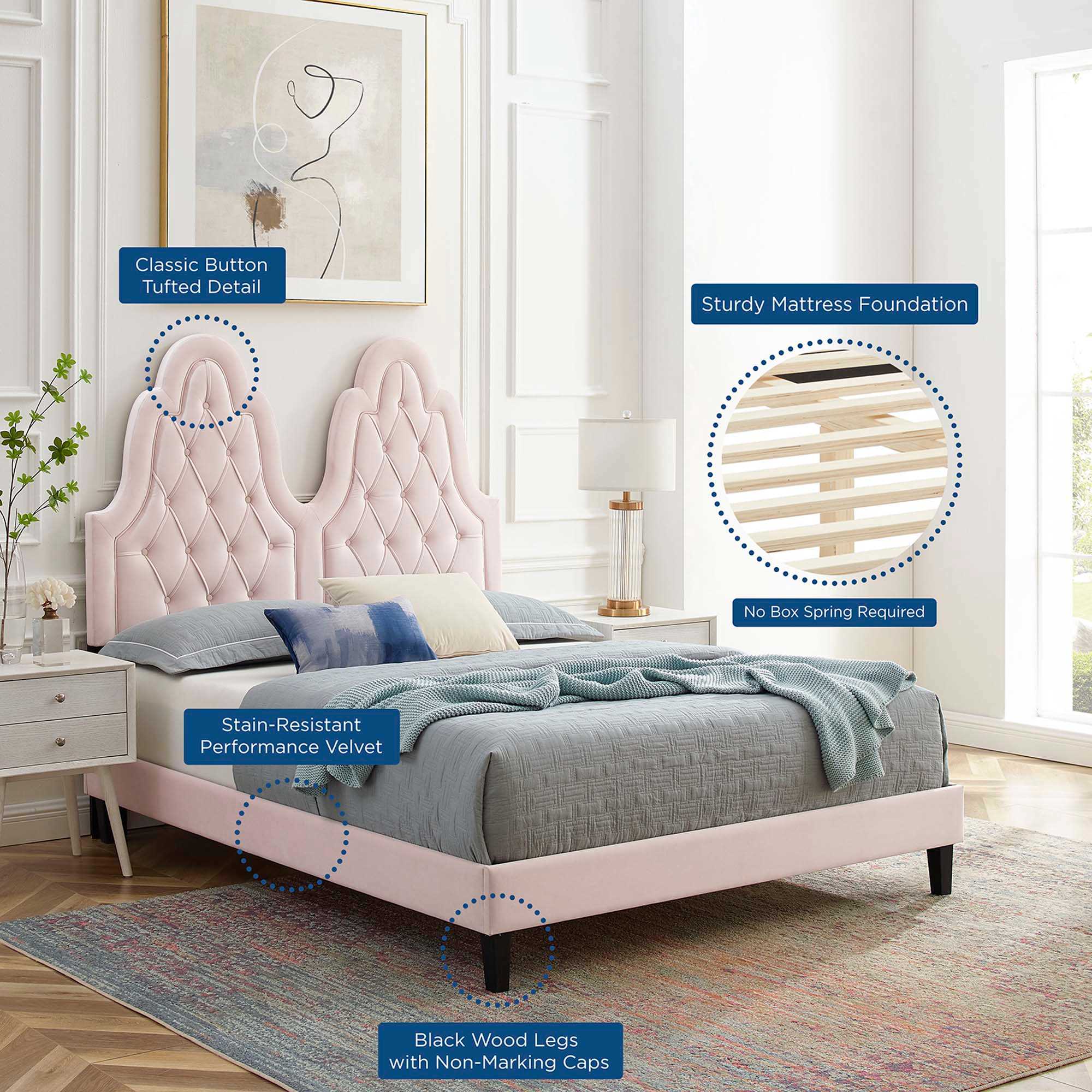 Modway MOD-6933-PNK beds - View #6