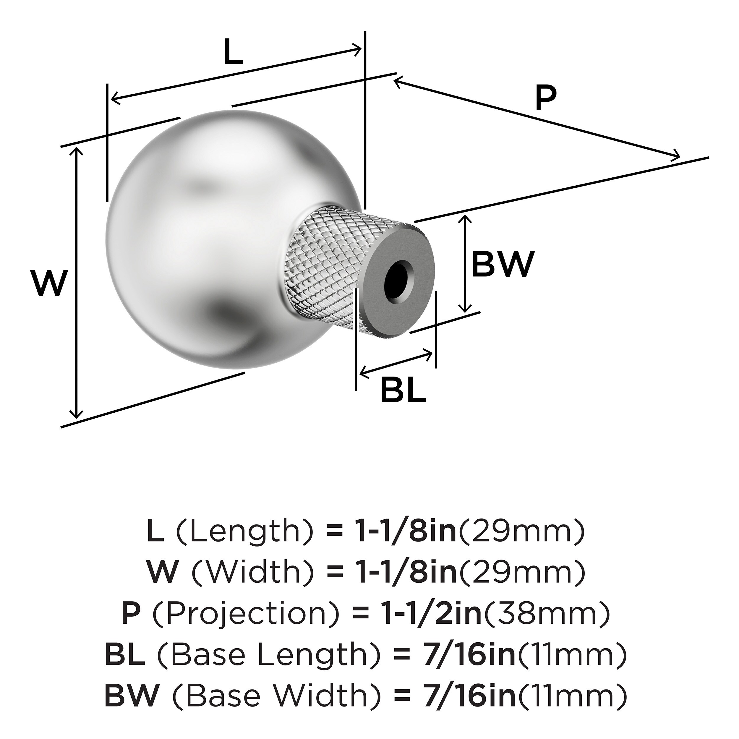 Amerock BP3768026 Cabinet-Knobs - View #4