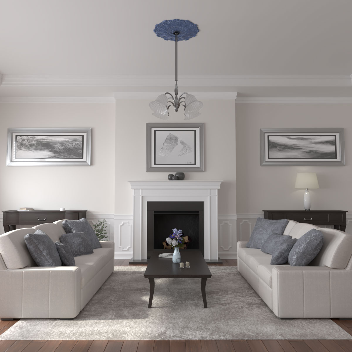 Ekena Millwork CM31DUAMF Ceiling-Medallions - View #4