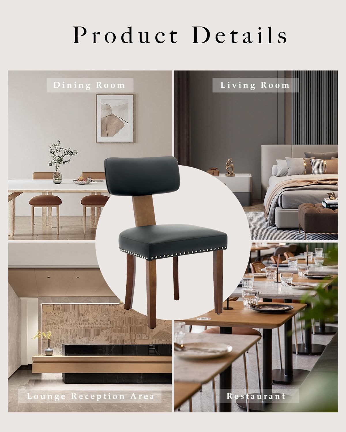 Qeetex LHF-CY-7BL41 Dining-Chairs - View #6