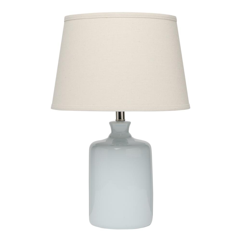 light blue table lamp shade