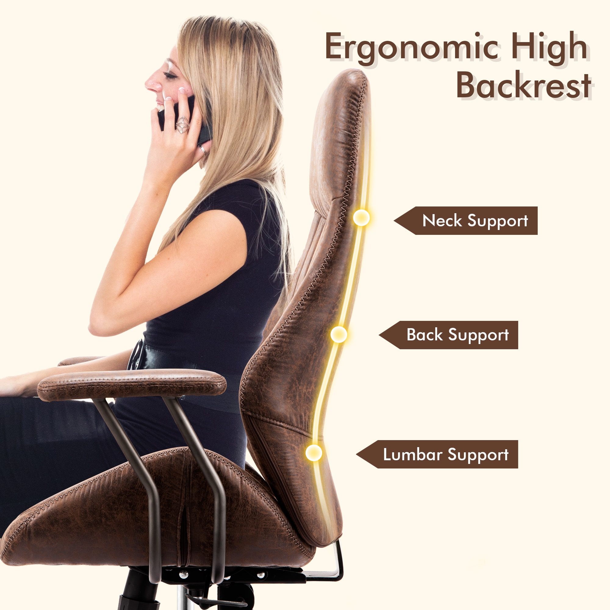 Caodoc L5-KL800-5 Office-Chairs - View #5