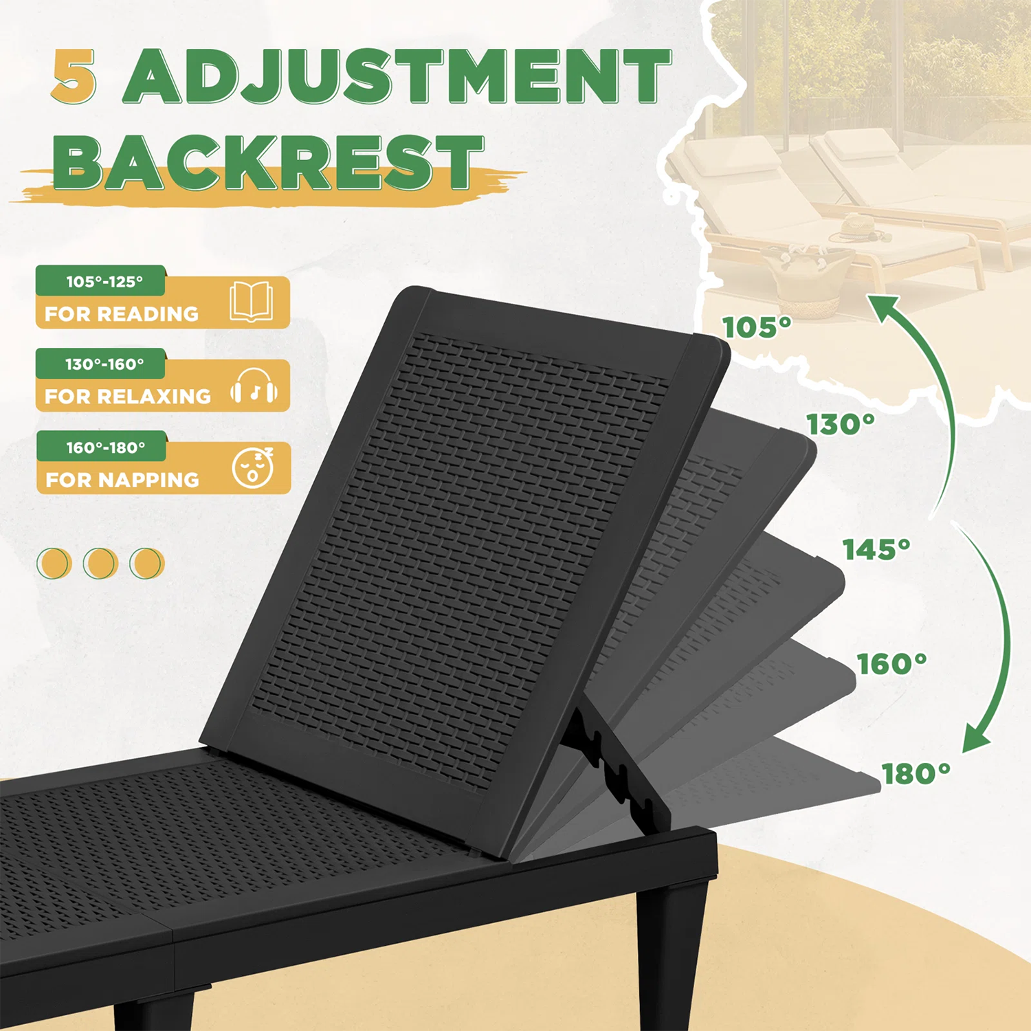Vineego LS-PCL23-0186-0 Patio-Chairs - View #4