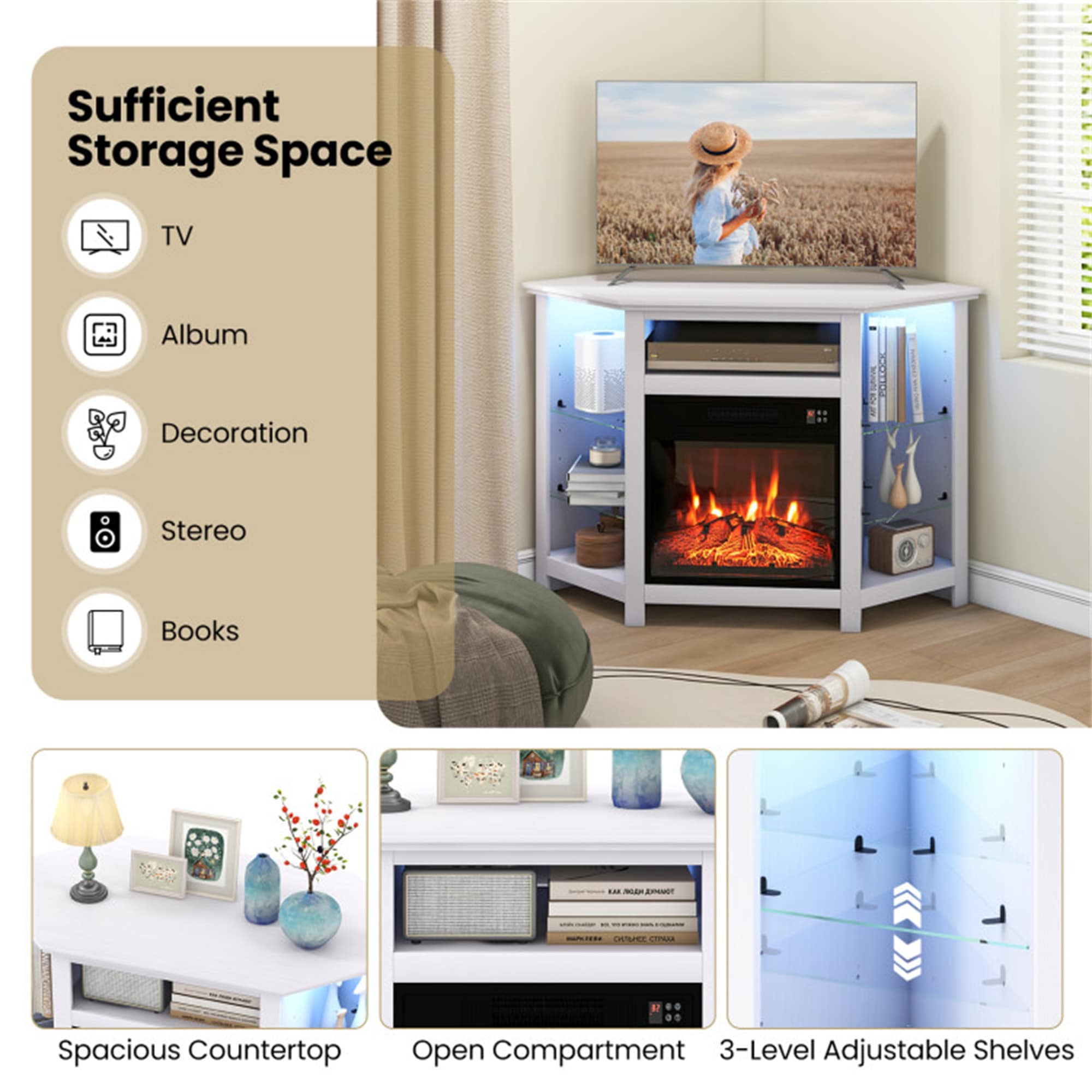 BABOOM BOM-P152177-OR Electric-Fireplaces - View #8