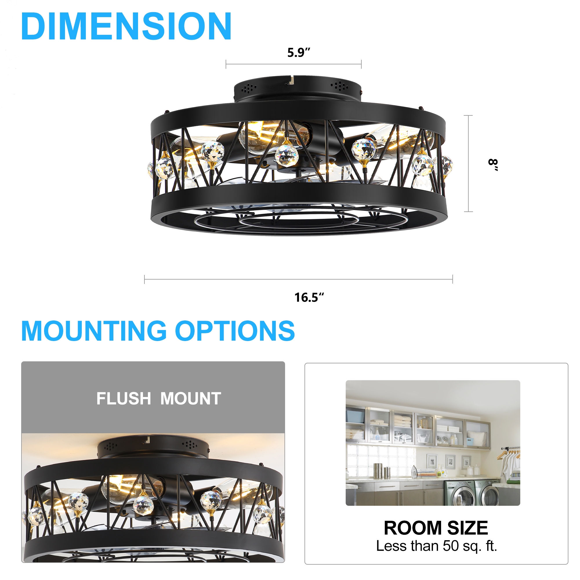 Breezary 35006-BK Ceiling-Fans - View #8