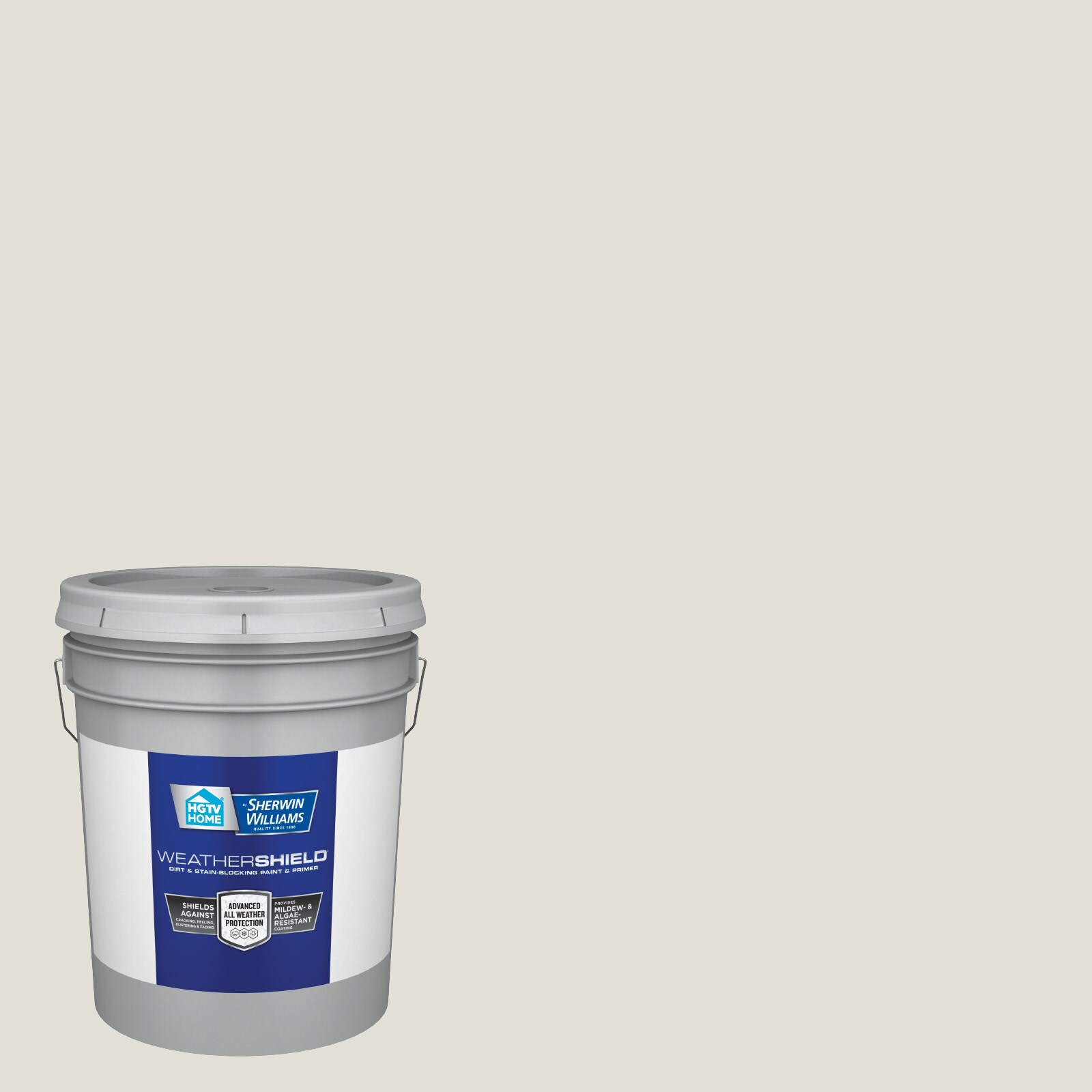 HGTV HOME by Sherwin-Williams HGSW4060-636315 Weathershield Flat Nuance HGSW4060 Latex Exterior Paint + Primer ( 5-gallon )