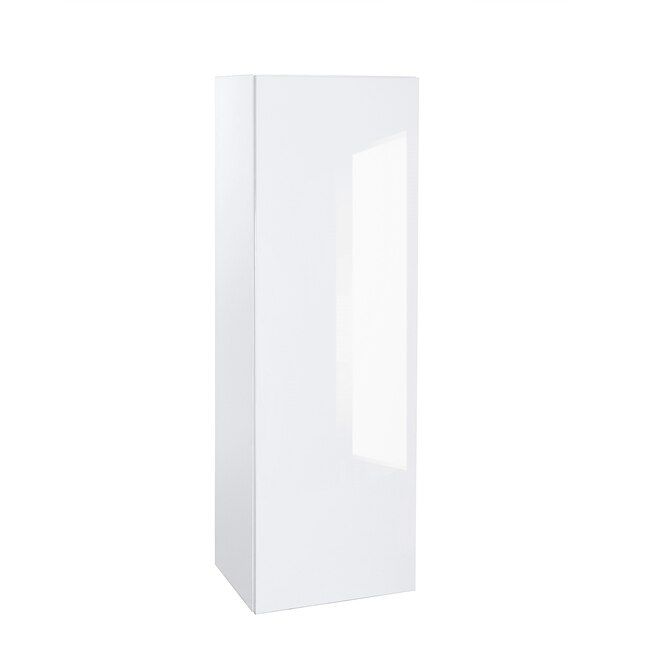 Cambridge 9-in W x 36-in H x 12-in D Glossy White Engineered Wood Door Wall Stock Cabinet Cambridge 9-in W x 36-in H x 12-in D Glossy White Engineered Wood Door Wall Stock Cabinet