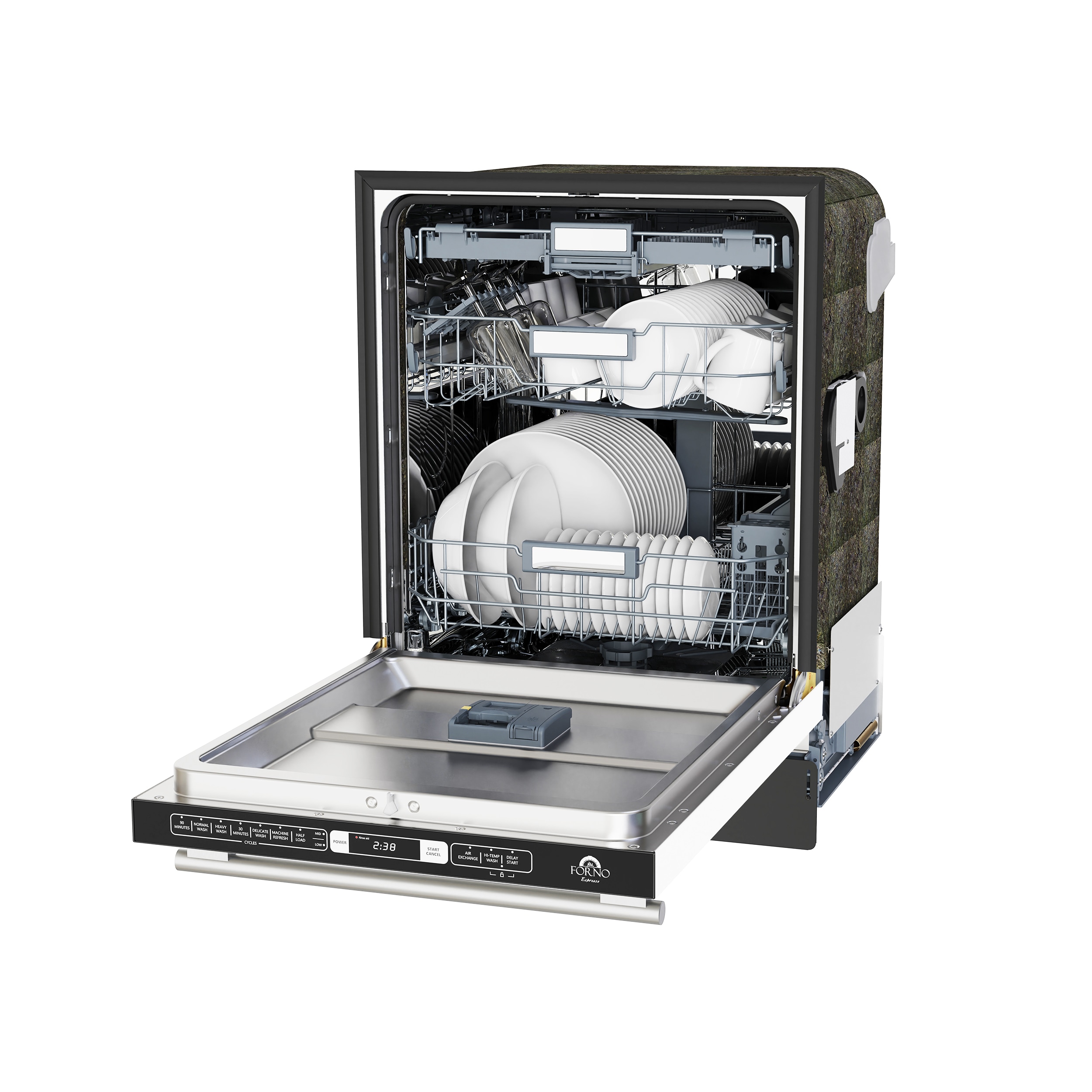 FORNO FDWBI8035-24WHT Builtin-Dish - View #6