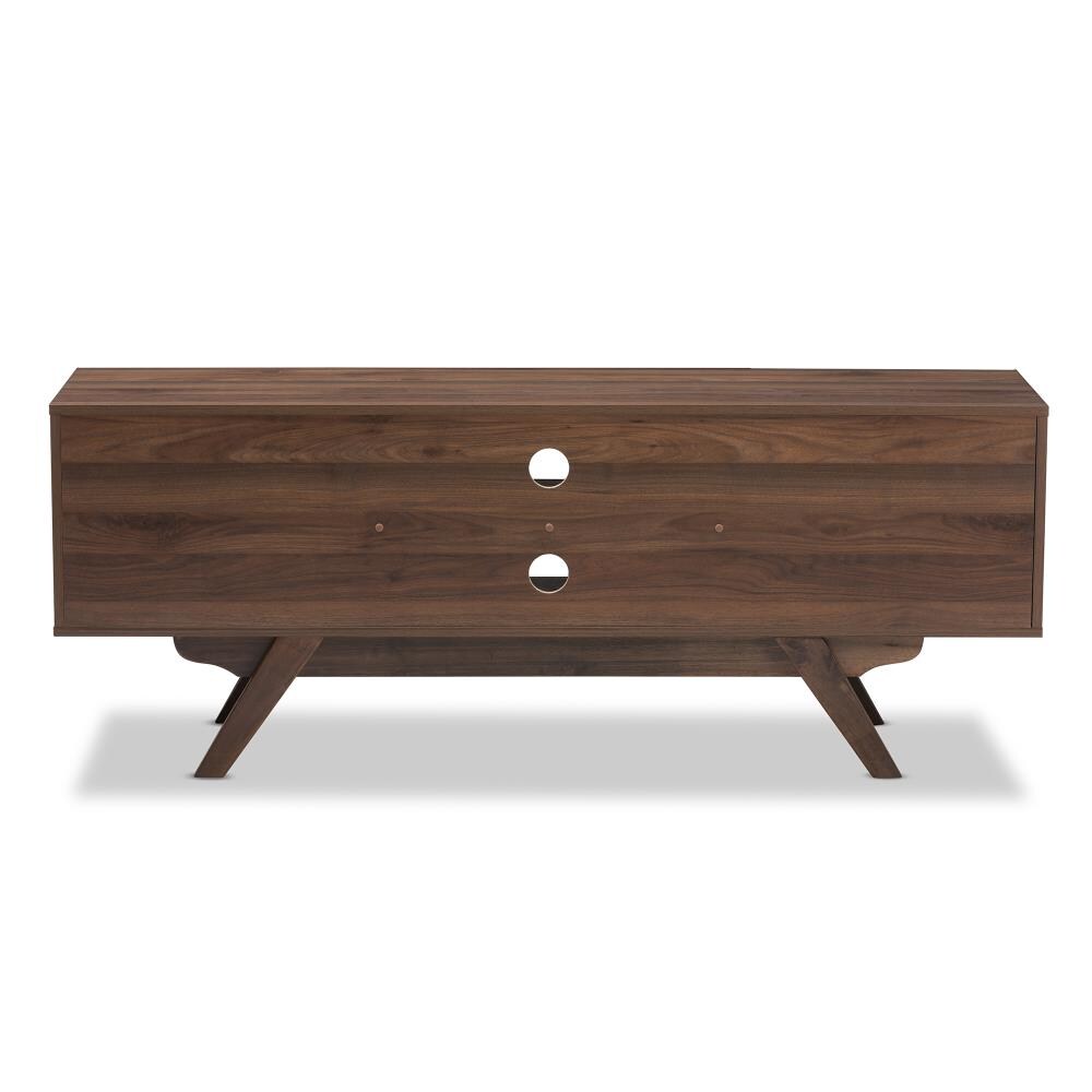 Baxton Studio Ashfield Modern Contemporary Walnut TV Cabinet