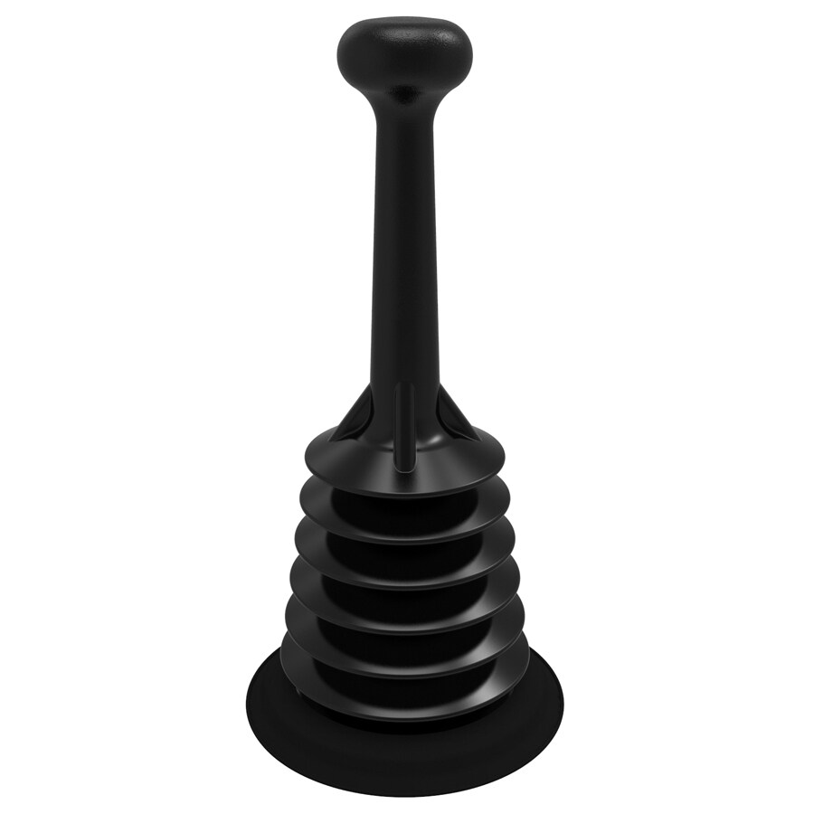 Waxman 7503600L Black Plunger with 7-in Handle