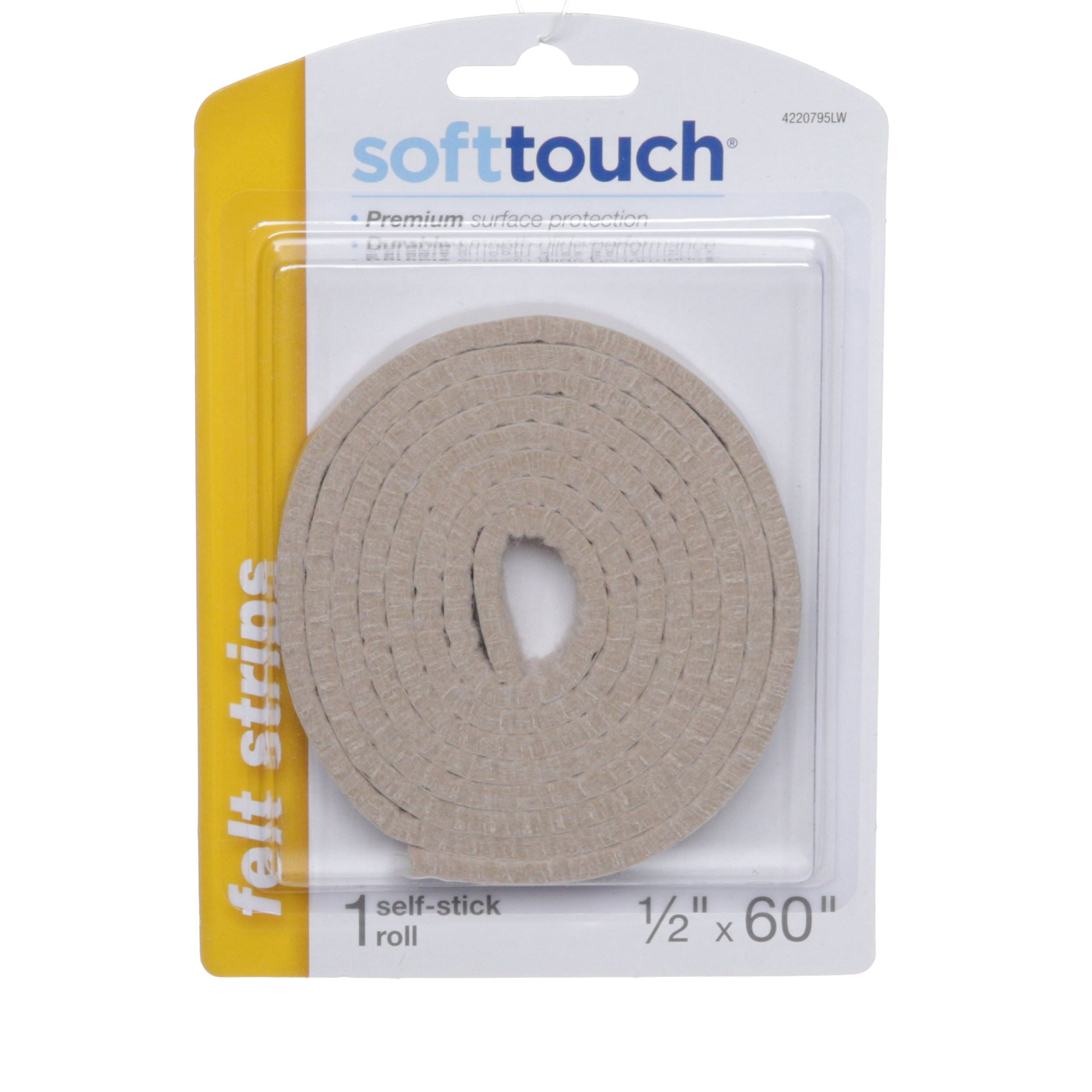 Softtouch 1 2 In X 60 In Oatmeal In The Felt Pads Department At Lowes Com