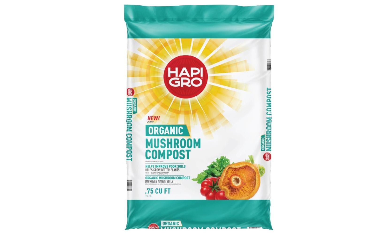 Hapi-Gro Organic Mushroom Compost 0.75- cu ft Organic #156000196
