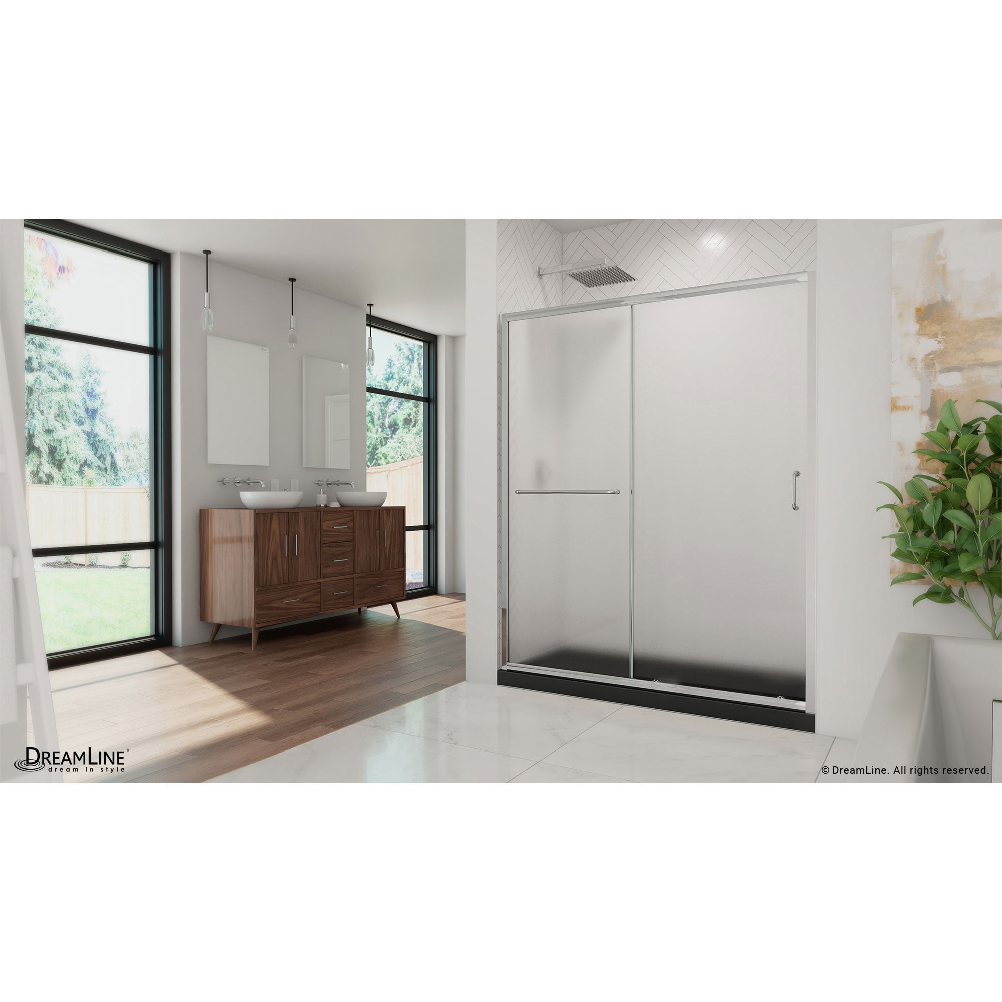 DreamLine DL-6970C-88-01F Alcove-Shower-Kit - View #3