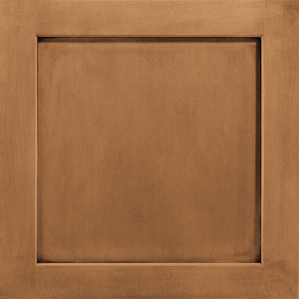 Shenandoah 97808 Breckenridge 14.5625-in x 14.5-in Mocha Glaze Maple Shaker Cabinet Sample