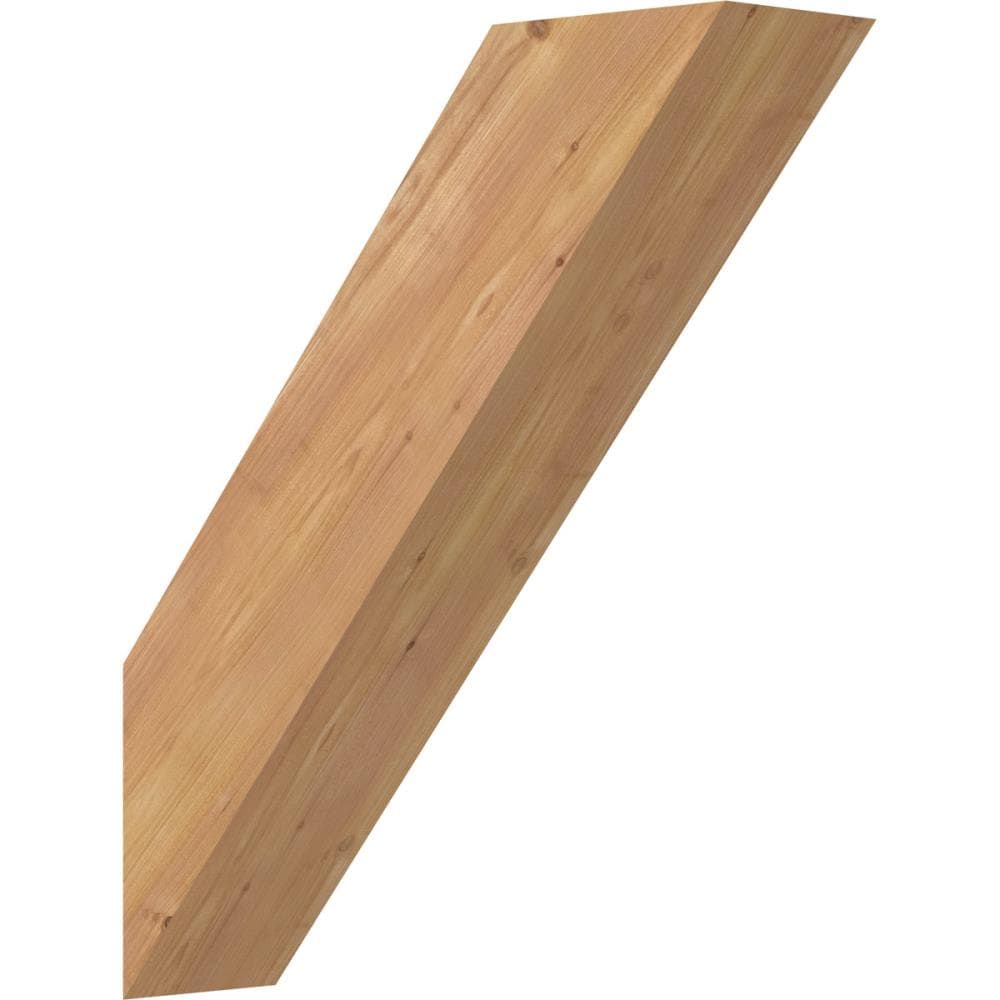 Ekena Millwork BRC06X20X24TRA00SWR 5-1/2-in x 20-in x 24-in Western Red Cedar Unfinished Wood Traditional Smooth Knee Brace