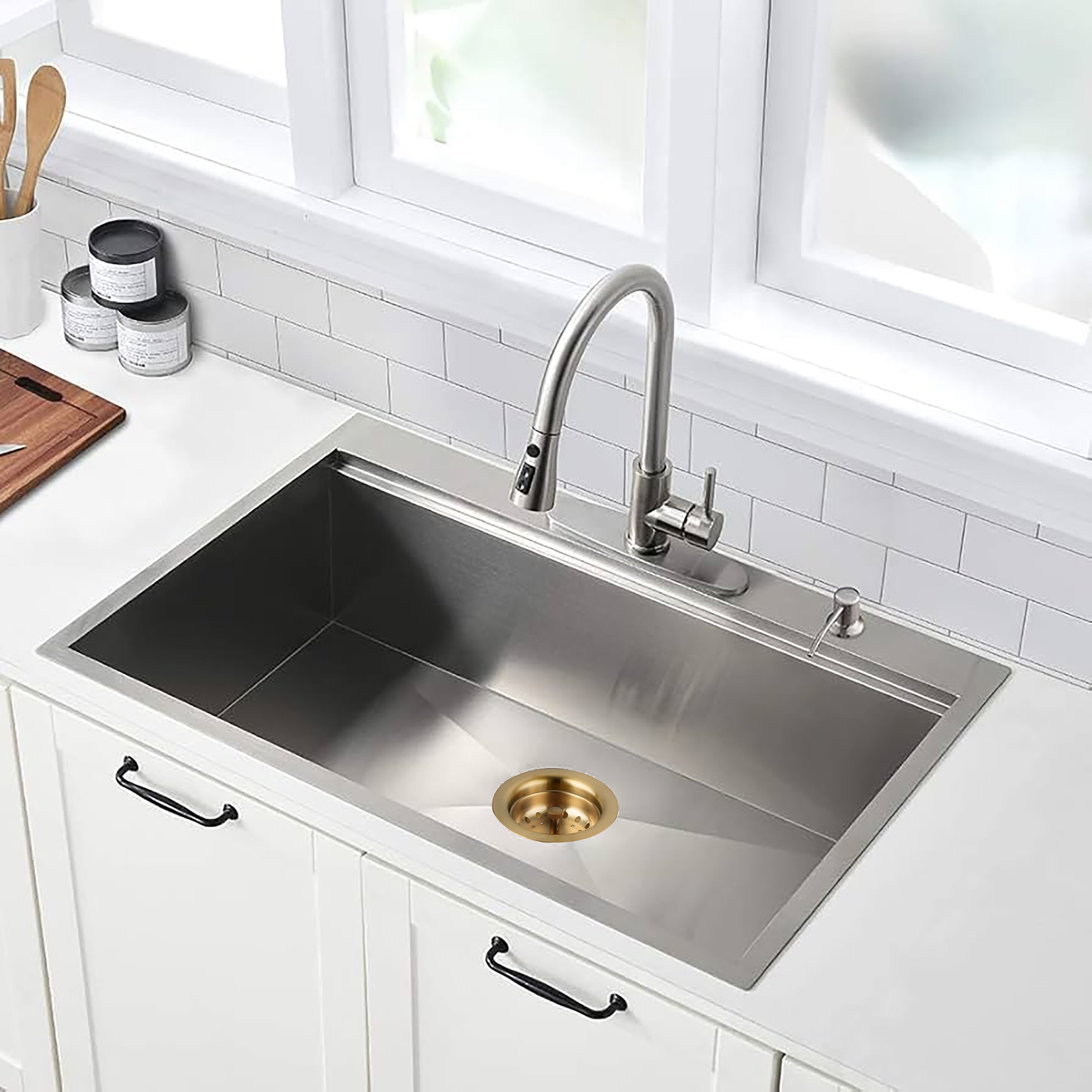 allen + roth KY-1001BRBRNZ Kitchen-Sink-Strainers - View #6