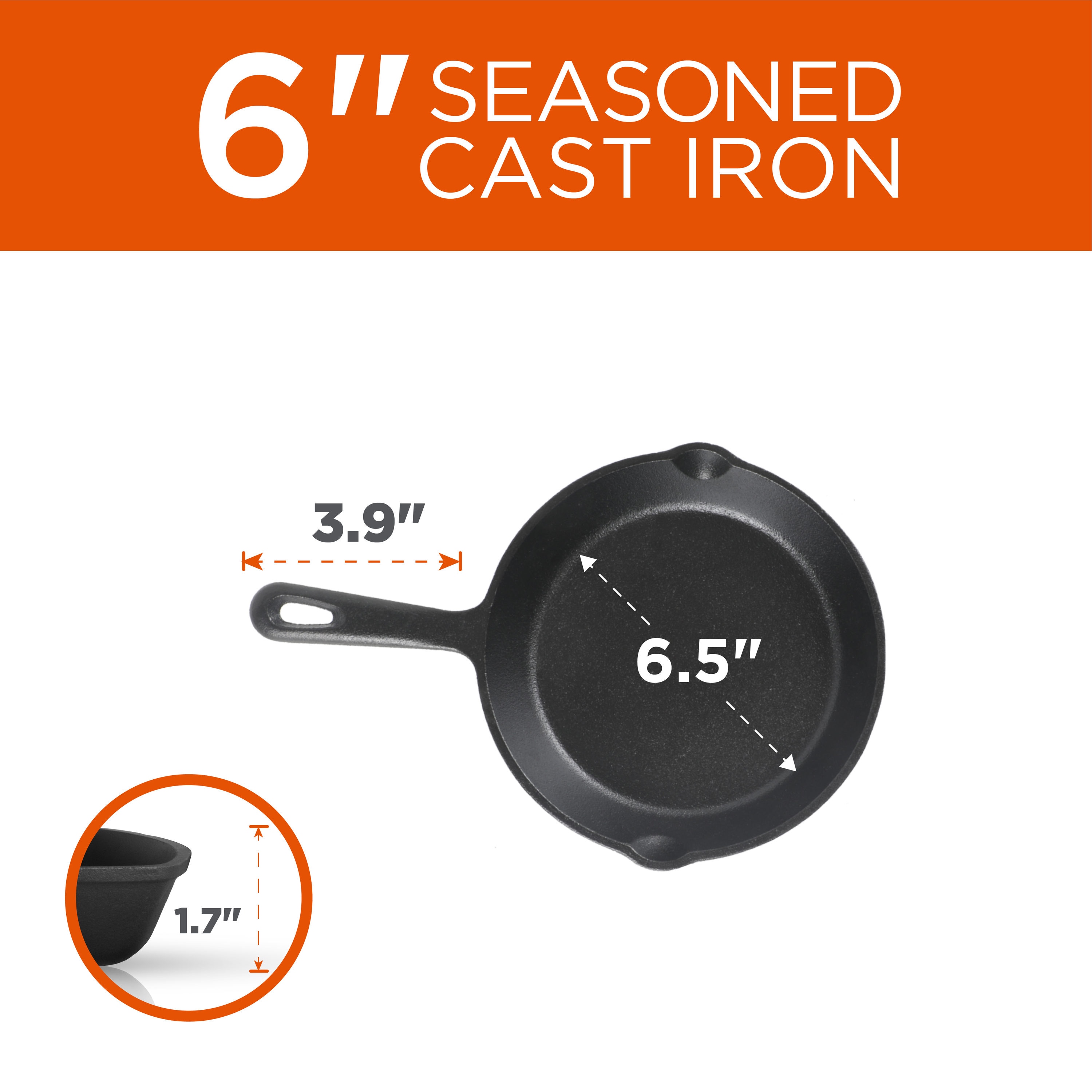 Commercial Chef CHCI6810 Cooking-Pans-Skillets - View #5