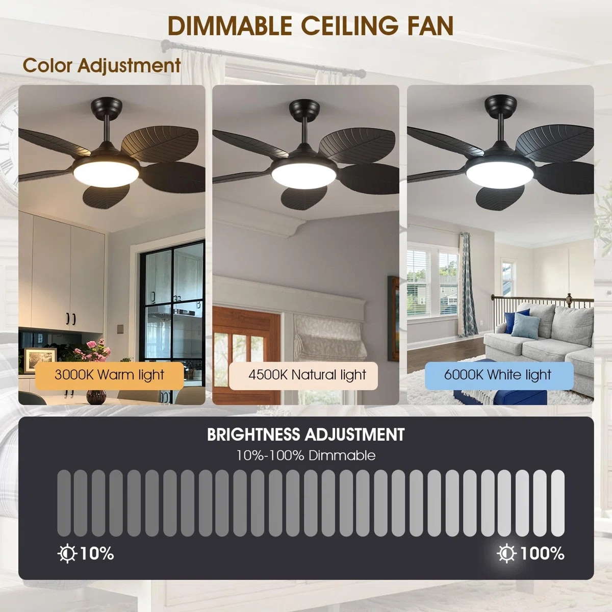 Kviflon LS8916-48BK Ceiling-Fans - View #3