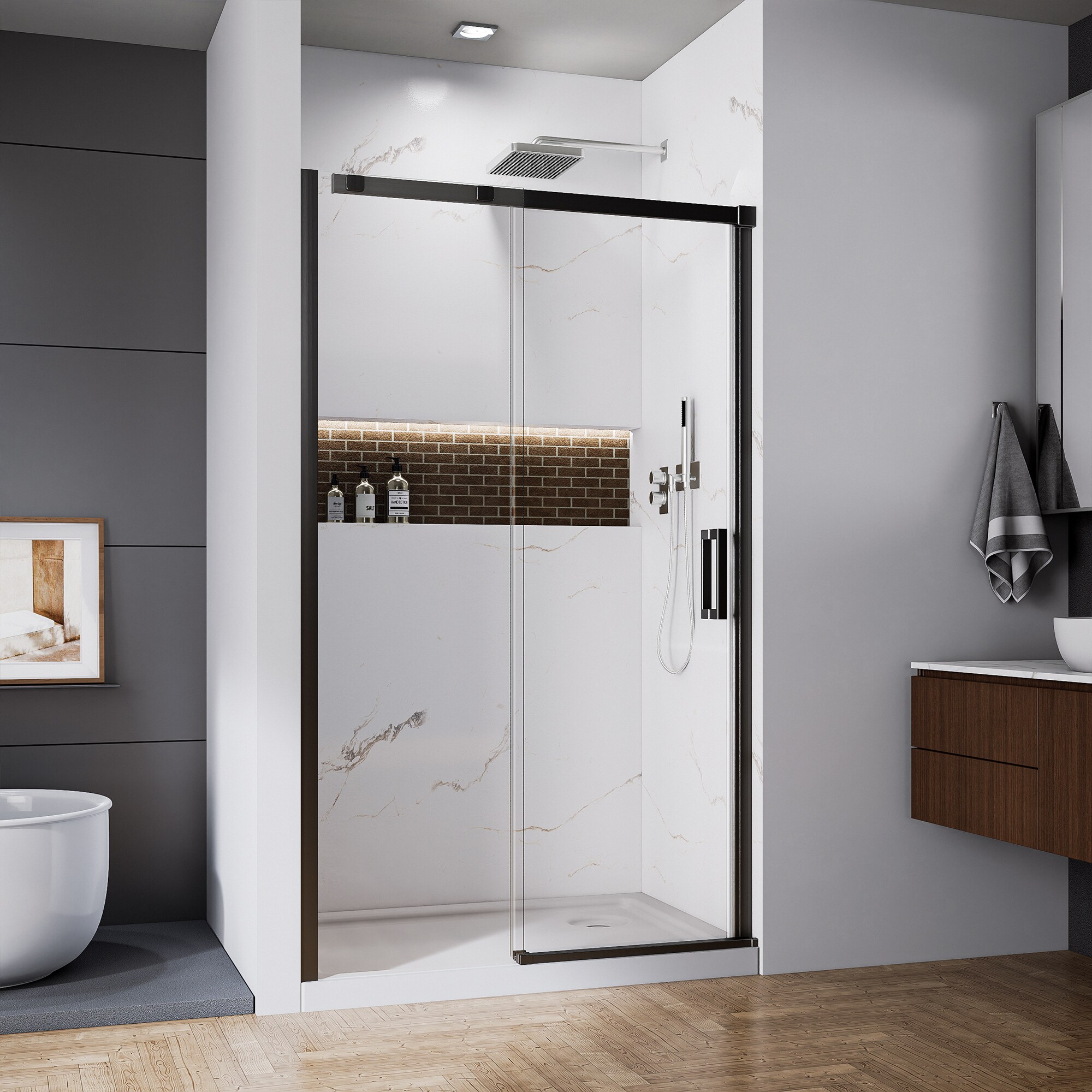 WELLFOR CB-FTL003 Shower-Doors - View #2