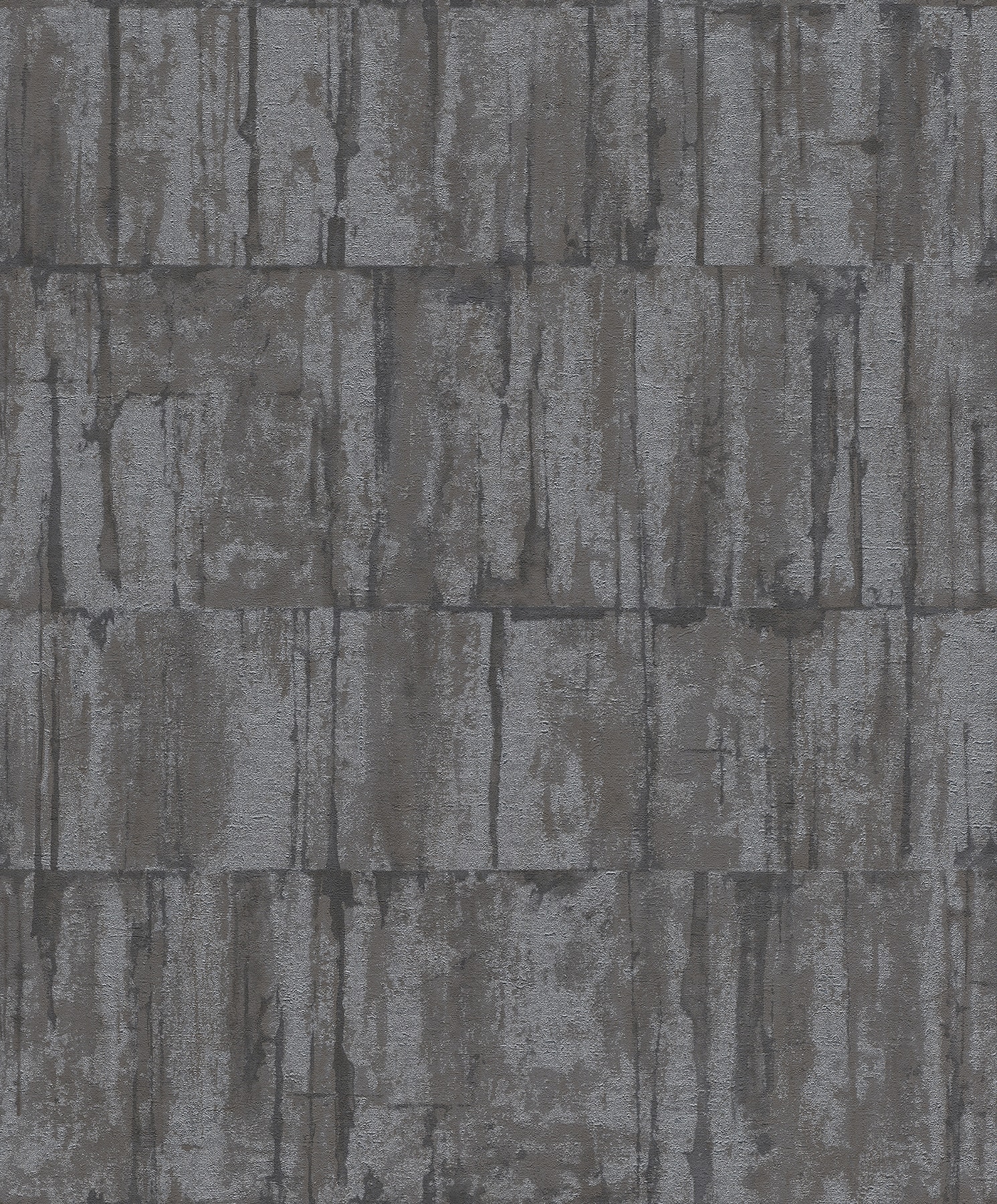 Advantage 4096-560343 Concrete 57.5-Sq. Feet Black Non-woven Textured Abstract 3D Unpasted Wallpaper