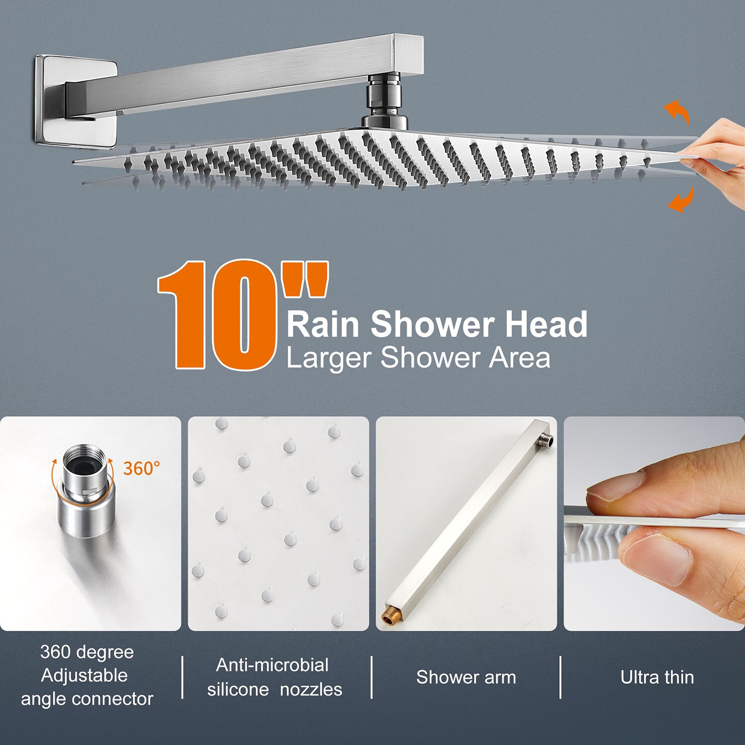 Cobbe SSF0210N Showerhead-Bar-Panels - View #9
