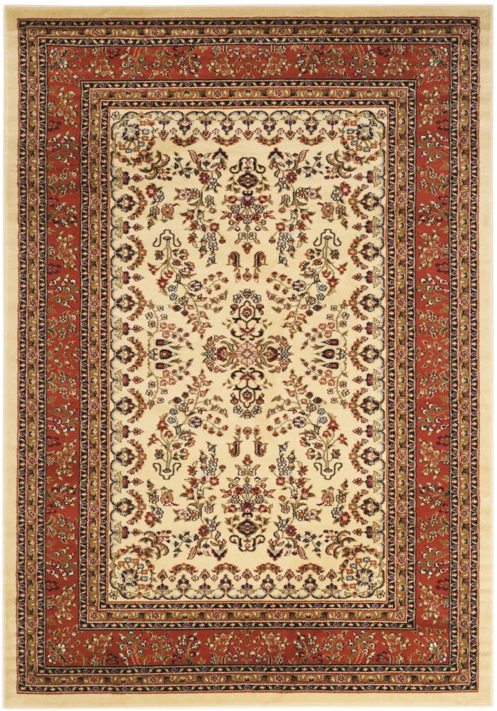 Safavieh LNH552-1291-7 Lyndhurst Floral Swirl 7 x 10 (ft) Loomed Polypropylene Ivory/Multi Rectangular Indoor Floral/Botanical French Country Area rug