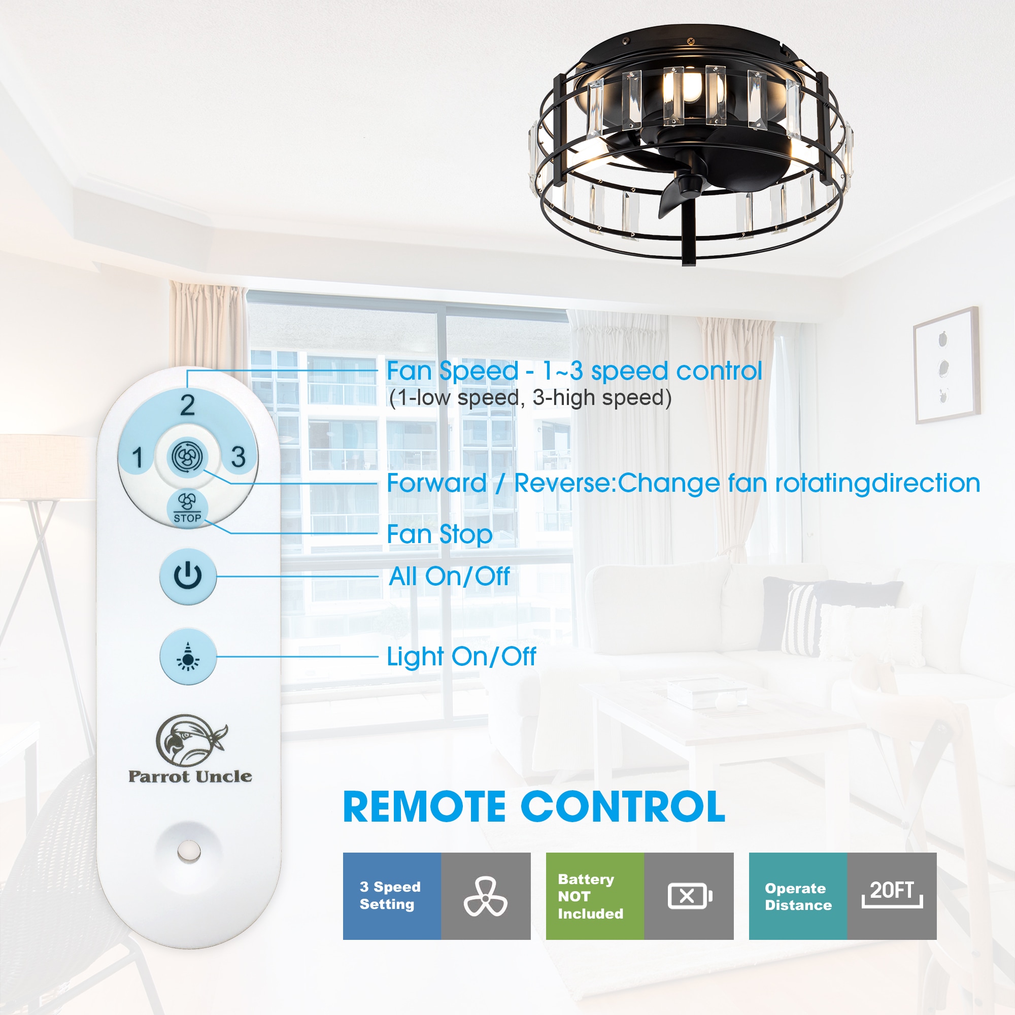 Parrot Uncle F8256110V Ceiling-Fans - View #4