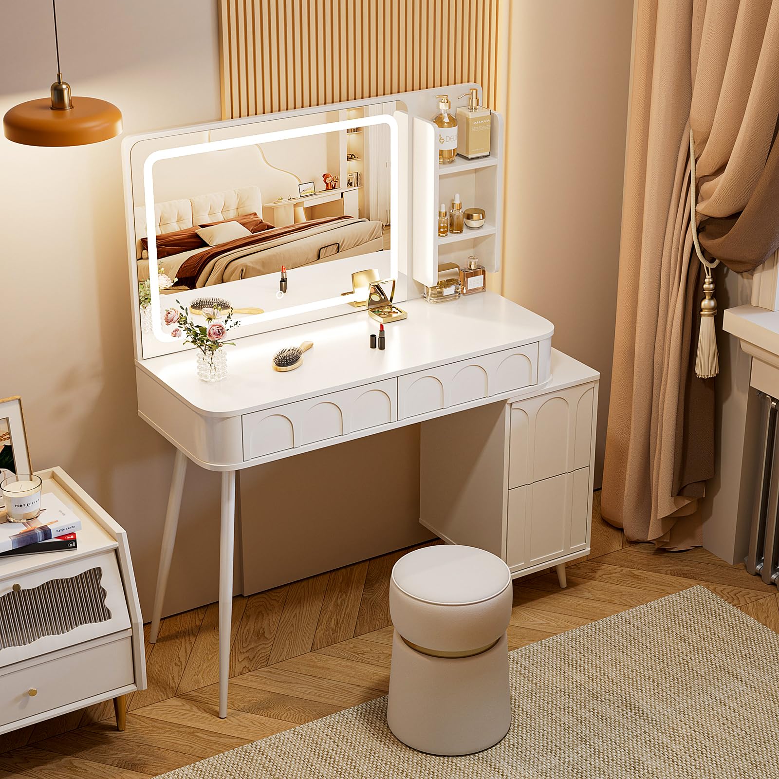 FurniFusion L-SZT Vanity-Stools - View #6