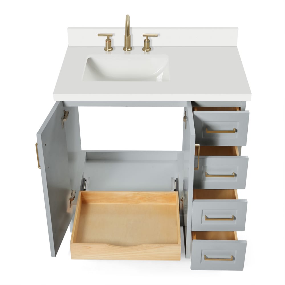 ARIEL Q037SLWQRVOGRY Bath-Vanity-Combo - View #10