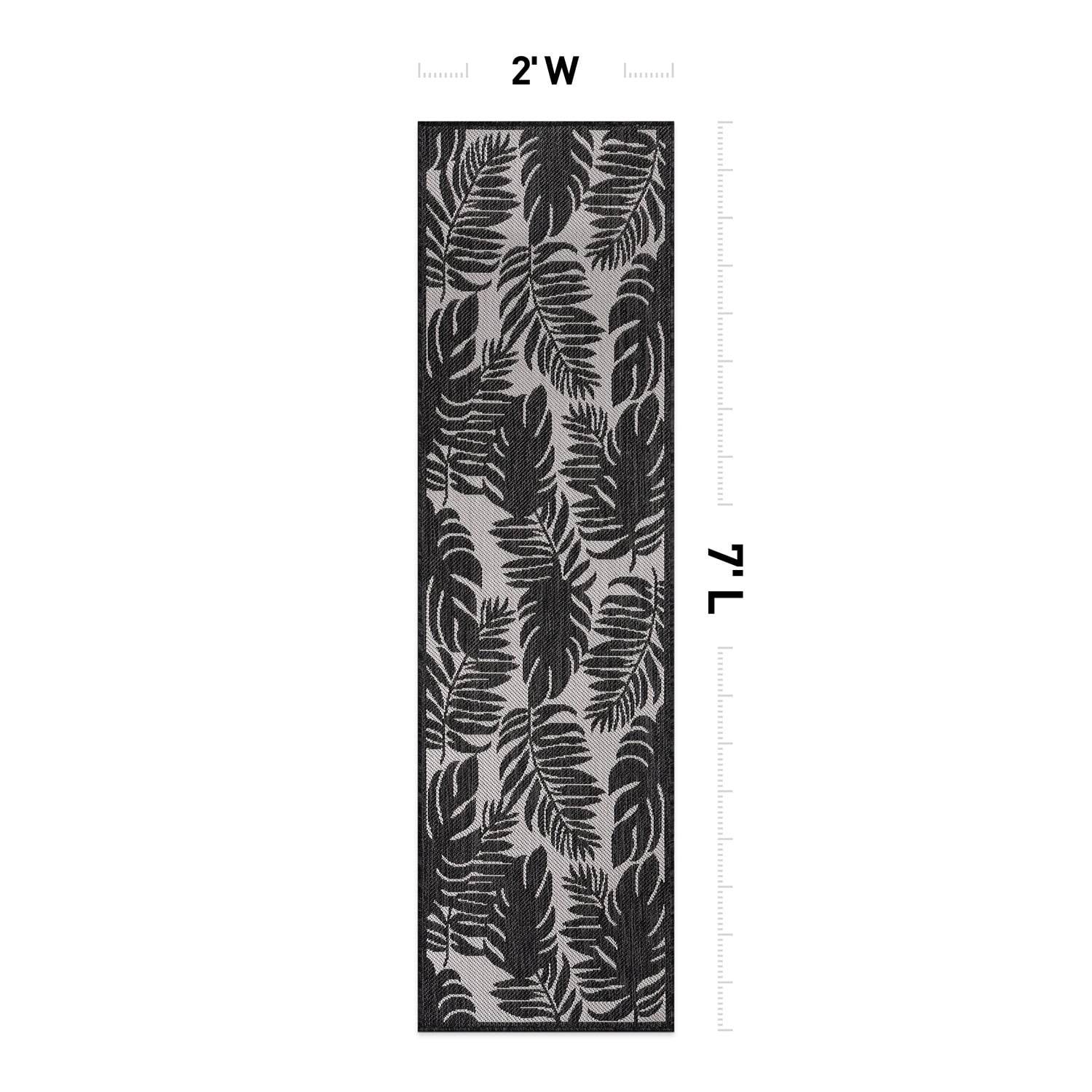 World Rug Gallery 113BLACK2X7 rugs - View #3